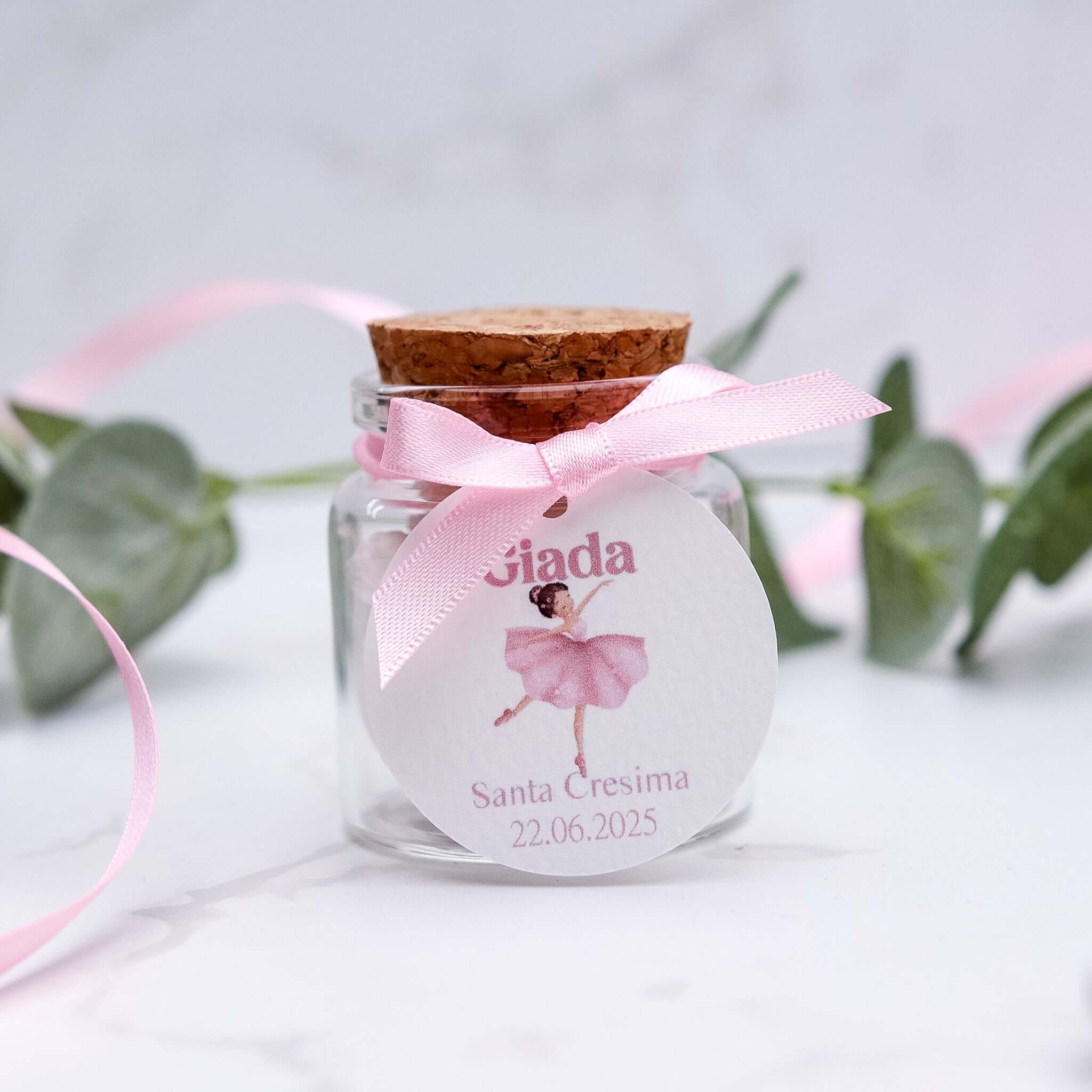 Barattolini Vetro - Ballerina - Eventi Fai da Te