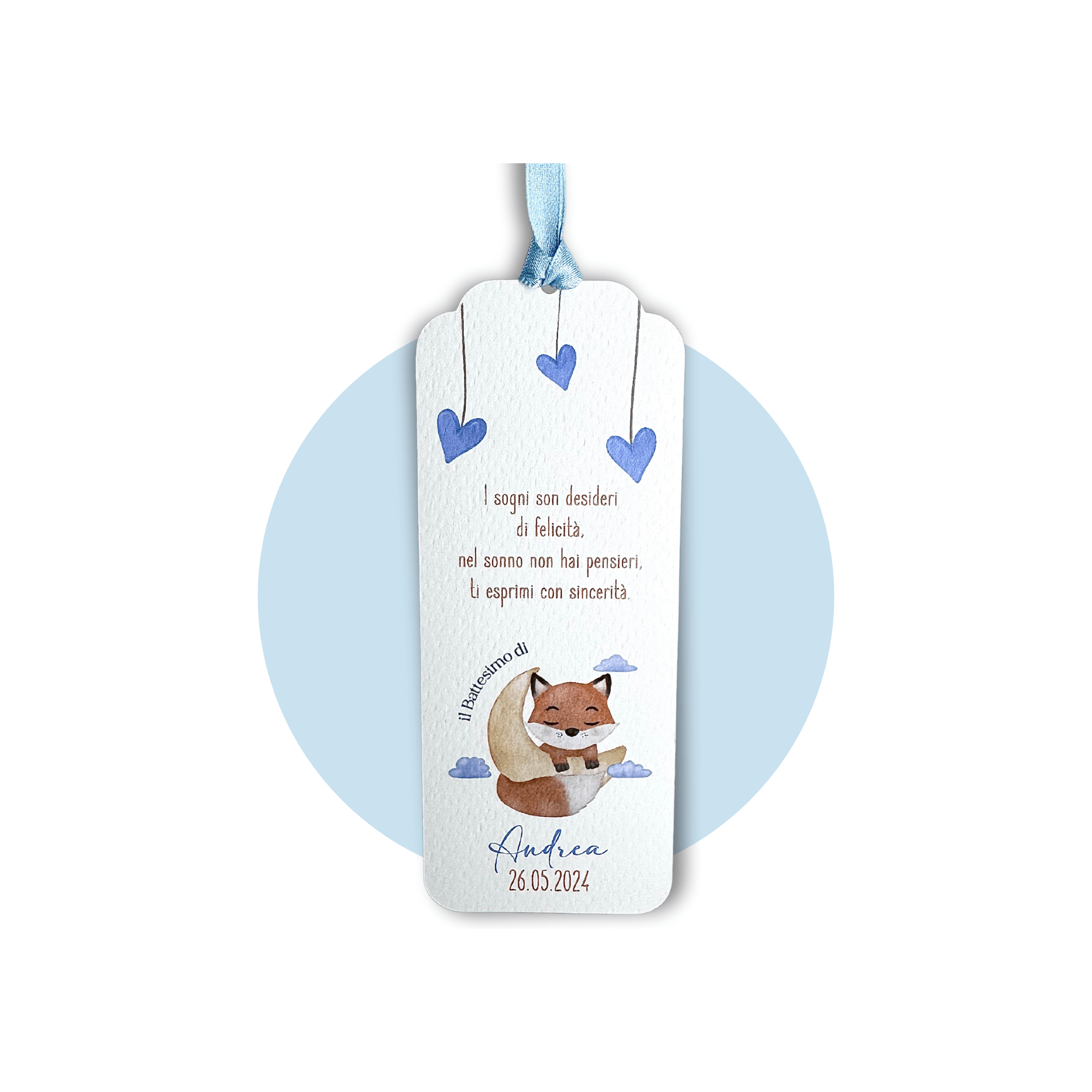 Segnaposto Volpe Azzurro - Eventi Fai da Te