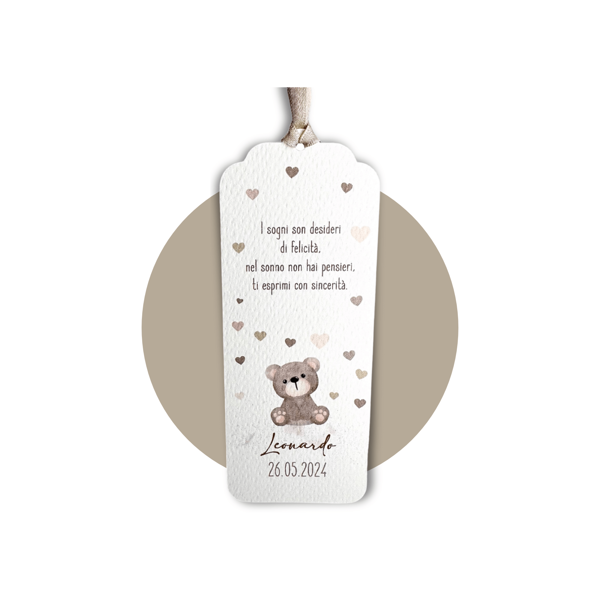 Segnaposto Orsetto - Eventi Fai da Te