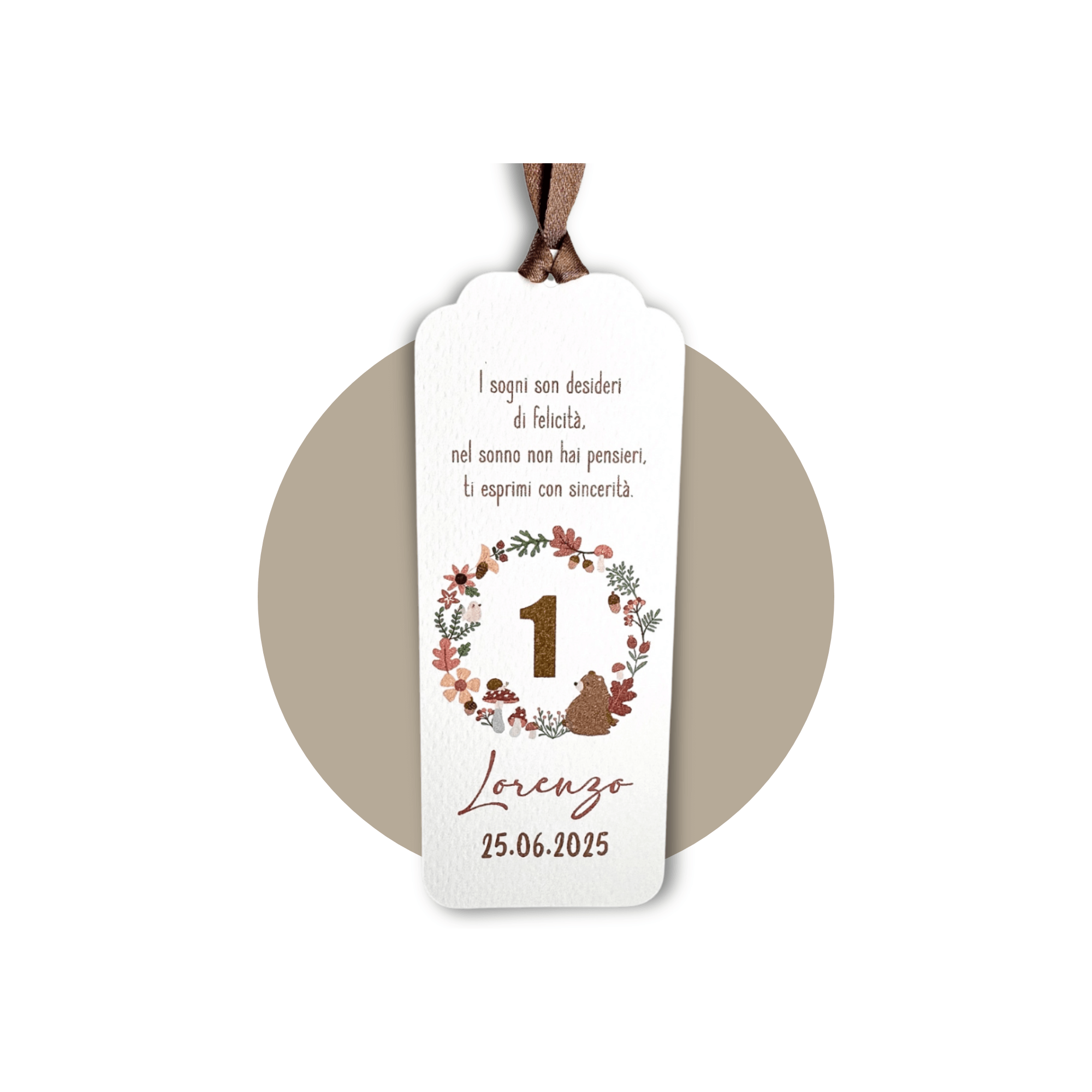 Segnaposto Compleanno Foglie - Eventi Fai da Te