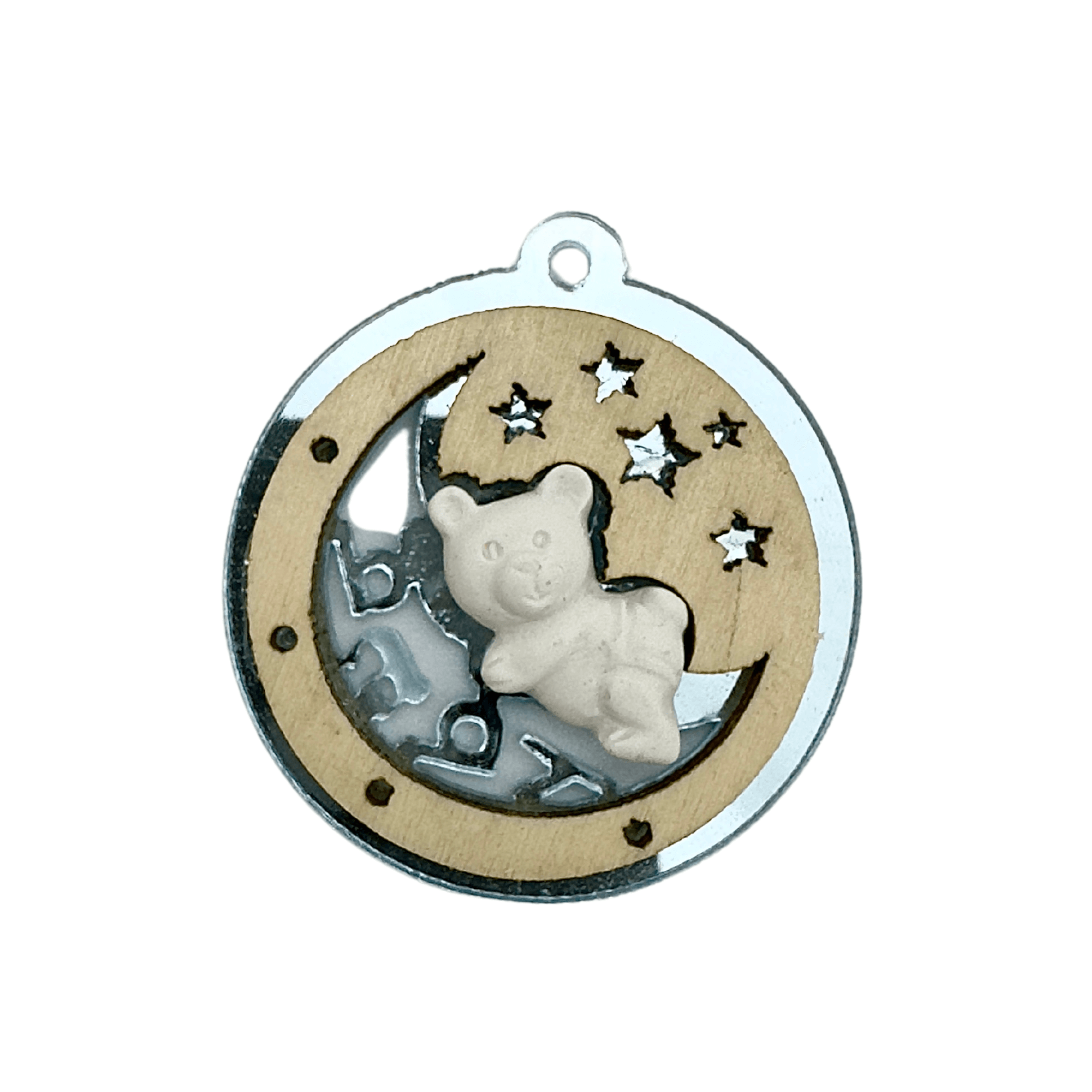 Sacchetto Raso con Orsetto Azzurro - Eventi Fai da Te