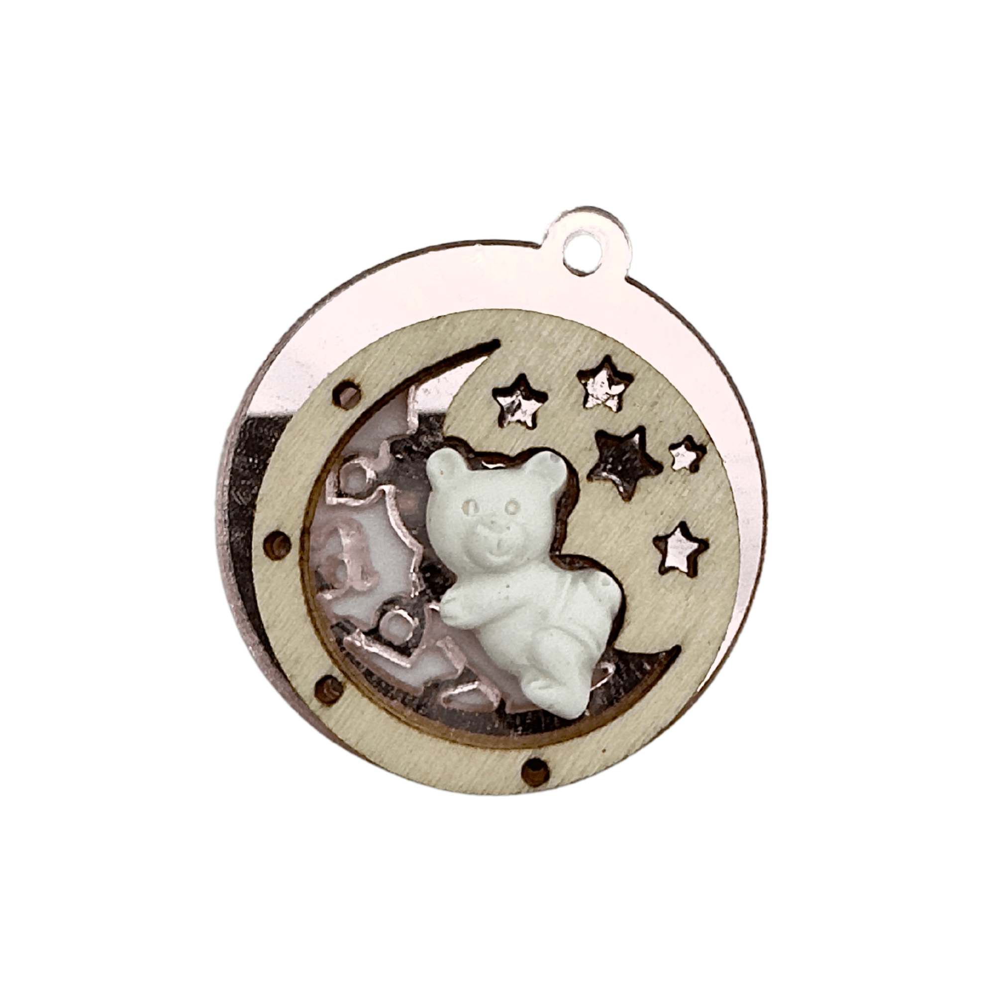 Sacchetto Raso con Orsetto Rosa - Eventi Fai da Te