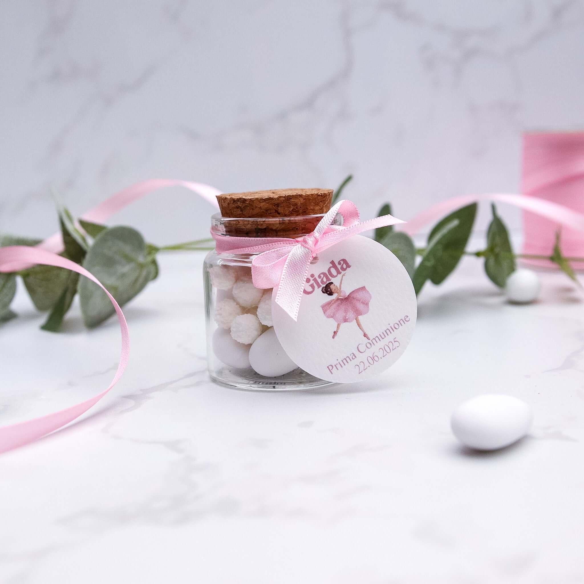 Barattolini Vetro - Ballerina - Eventi Fai da Te