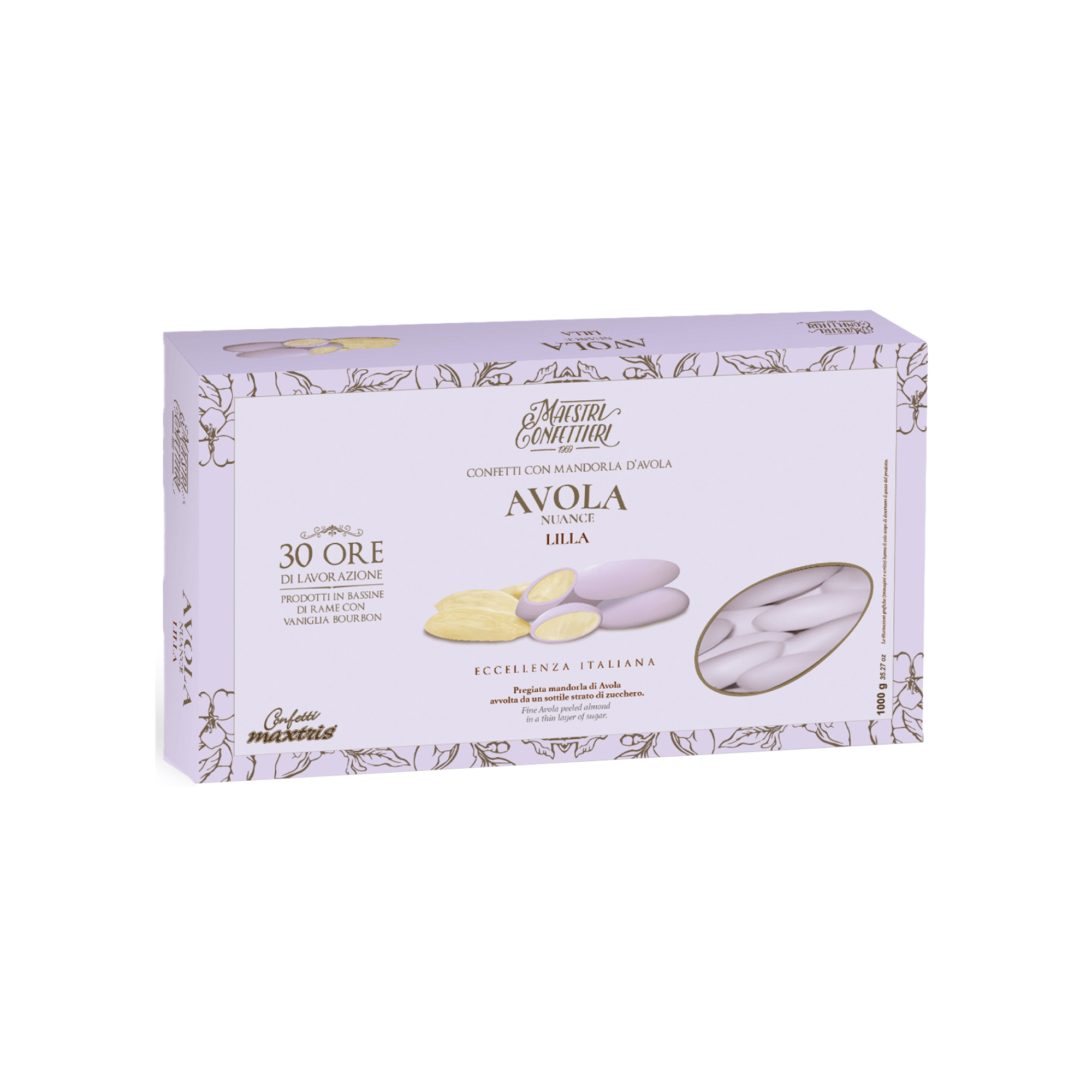 Confetti alla Mandorla Avola Nuance Lilla - 1 kg. - Eventi Fai da Te