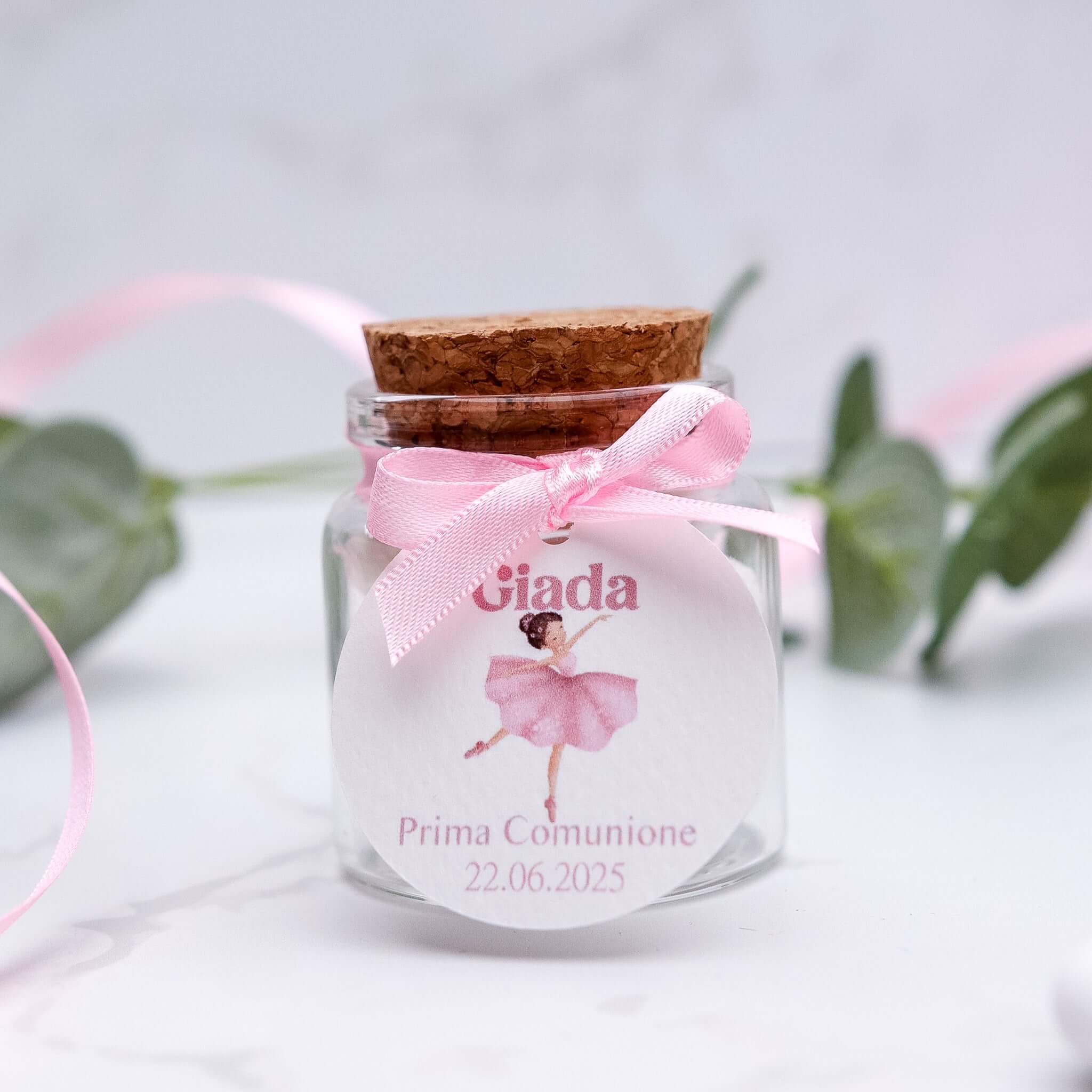 Barattolini Vetro - Ballerina - Eventi Fai da Te