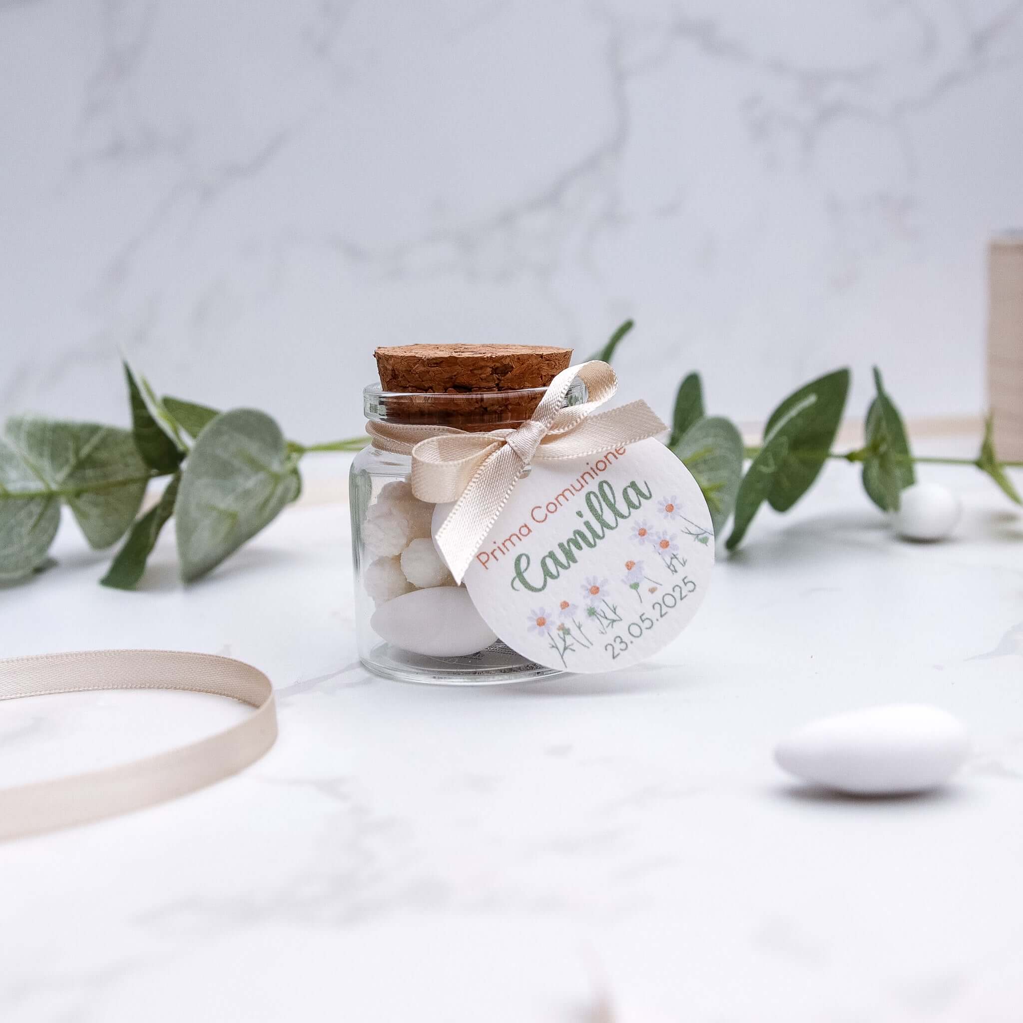 Barattolini Vetro - Margherita - Eventi Fai da Te