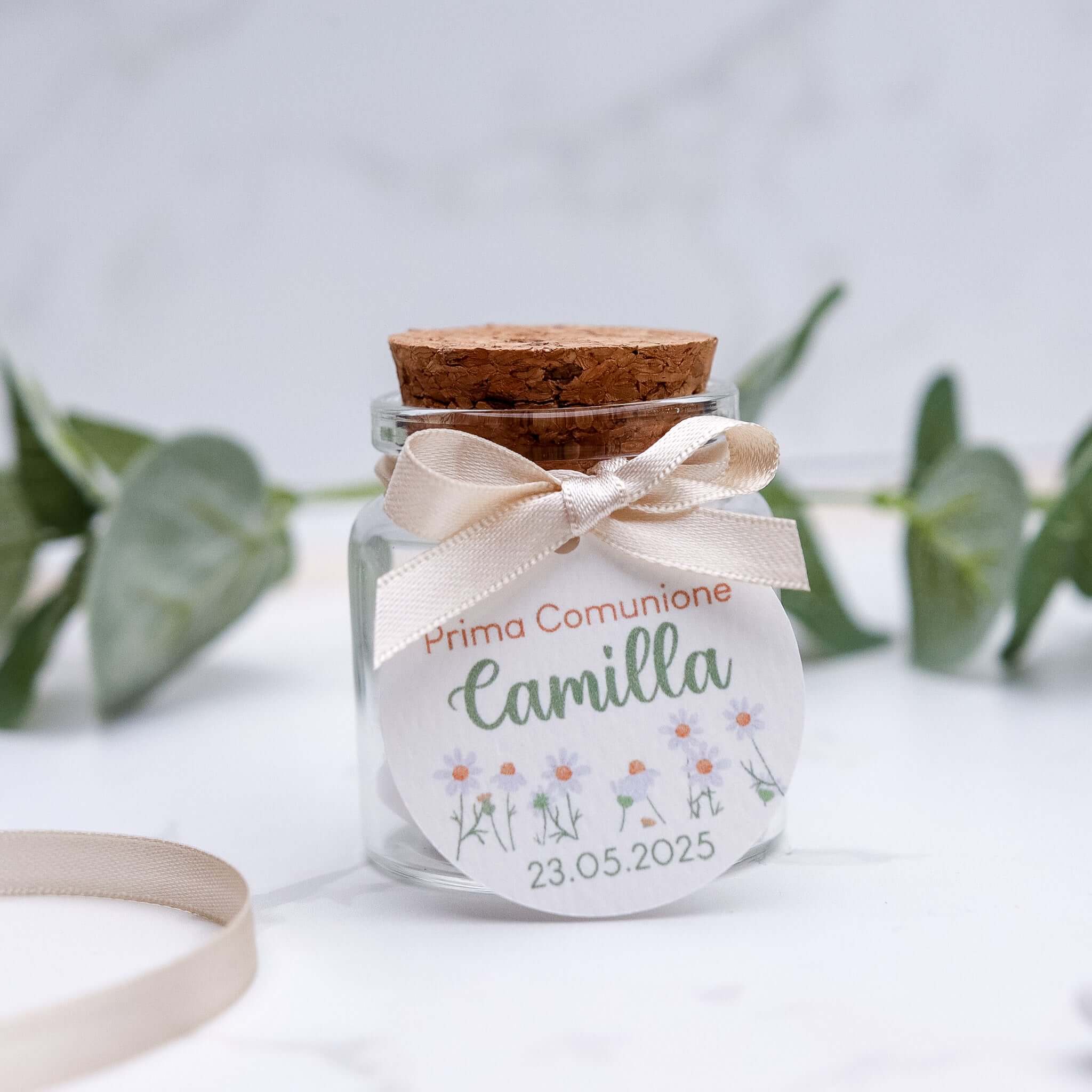 Barattolini Vetro - Margherita - Eventi Fai da Te