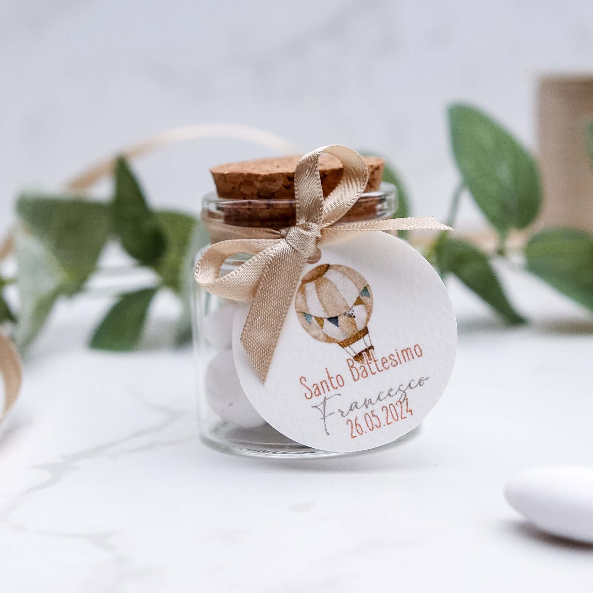 Barattolini Vetro - Mongolfiera - Eventi Fai da Te