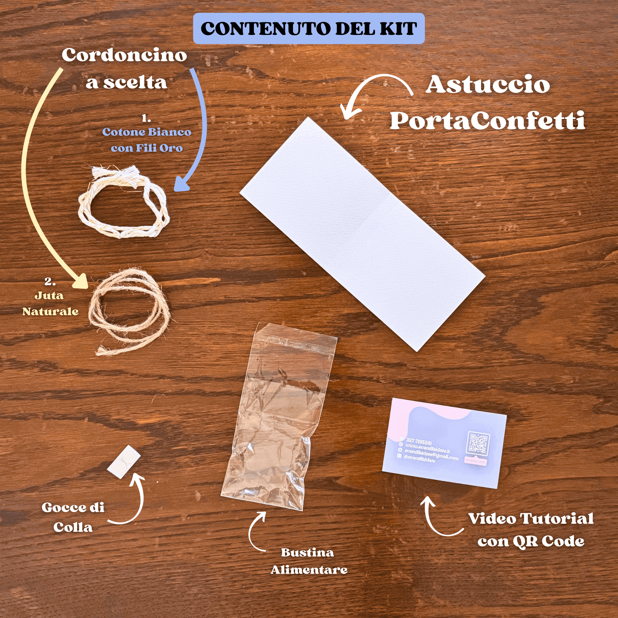Bomboniera Portaconfetti fai da te _ kit