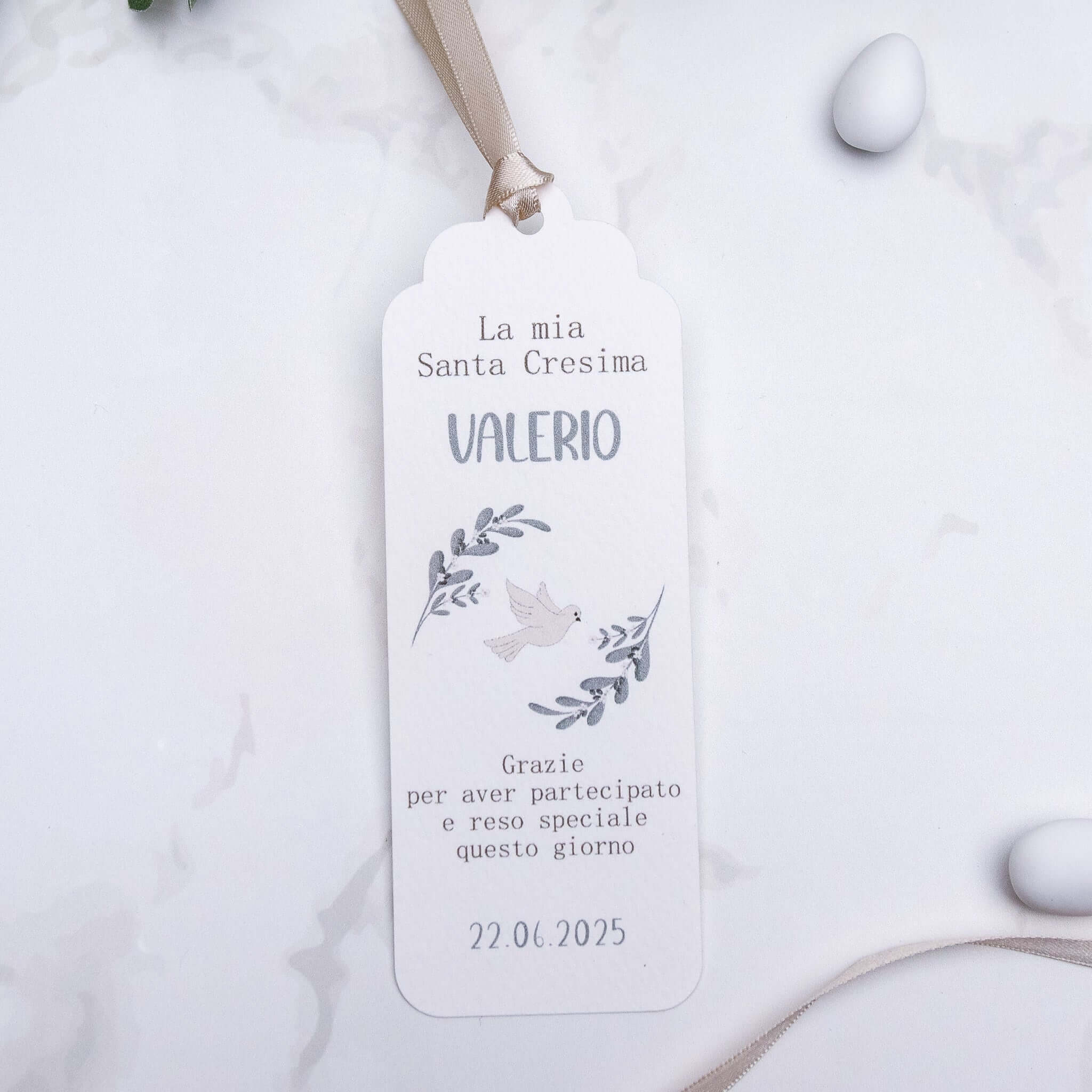 Segnaposto Colomba e Ulivo - Eventi Fai da Te