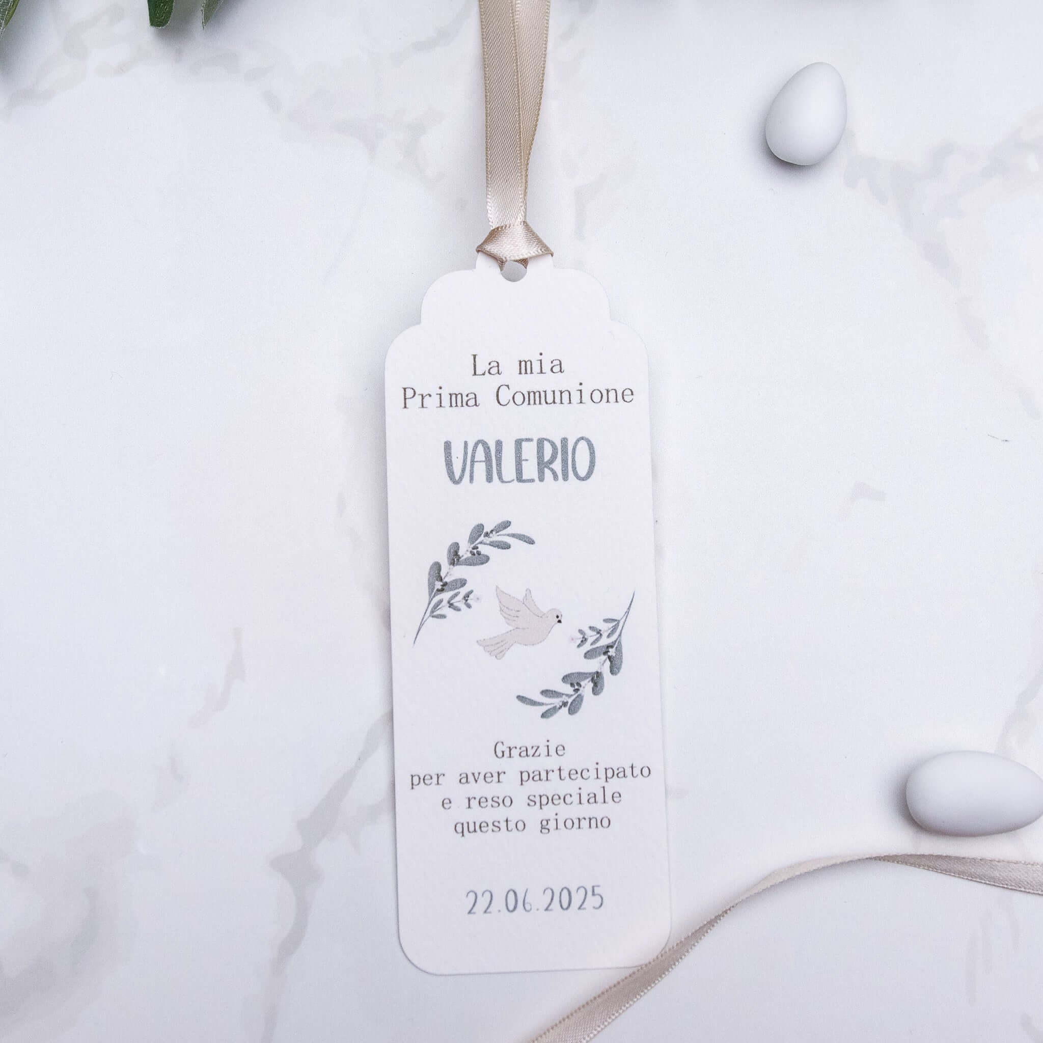 Segnaposto Colomba e Ulivo - Eventi Fai da Te