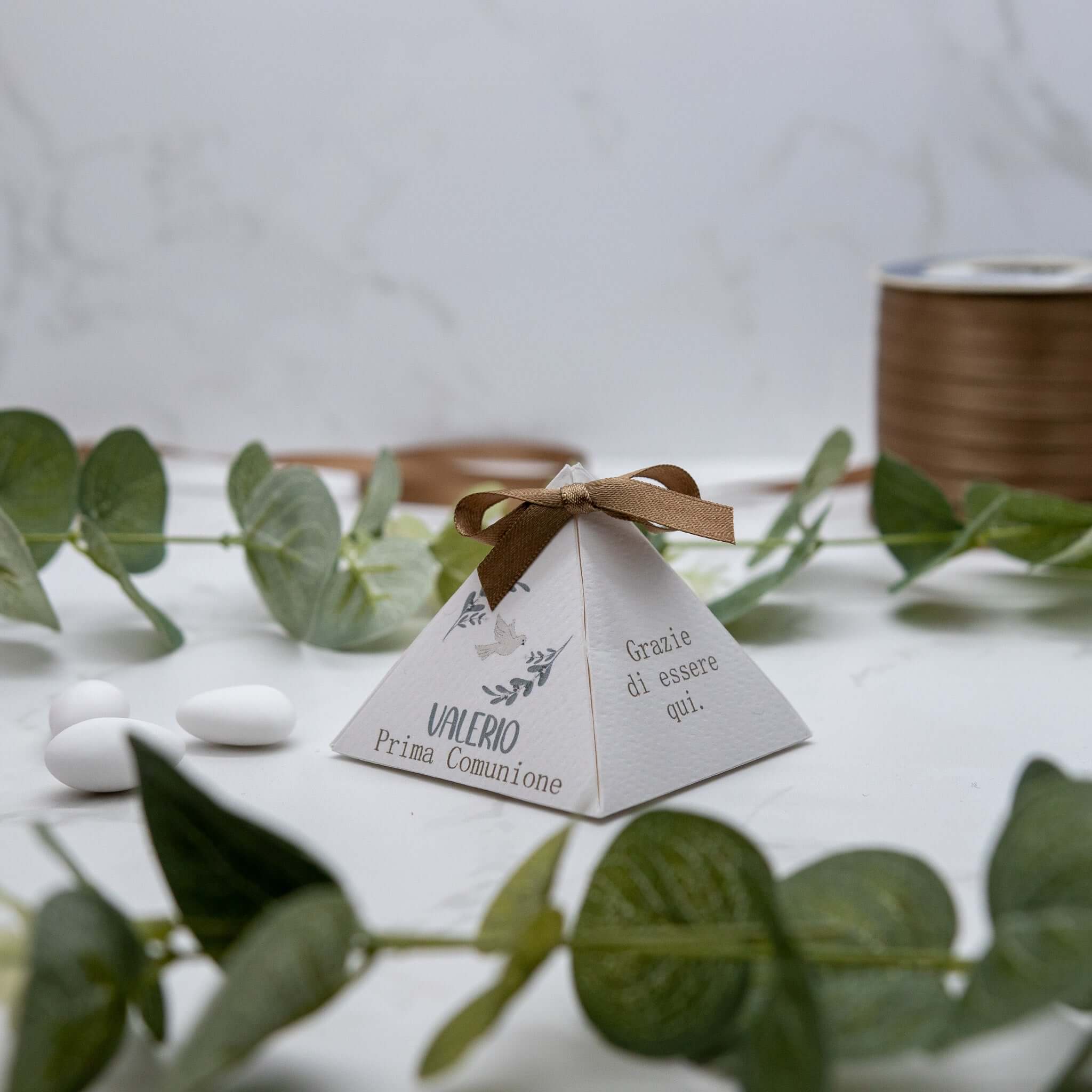 Scatola Piramidale Colomba - Eventi Fai da Te