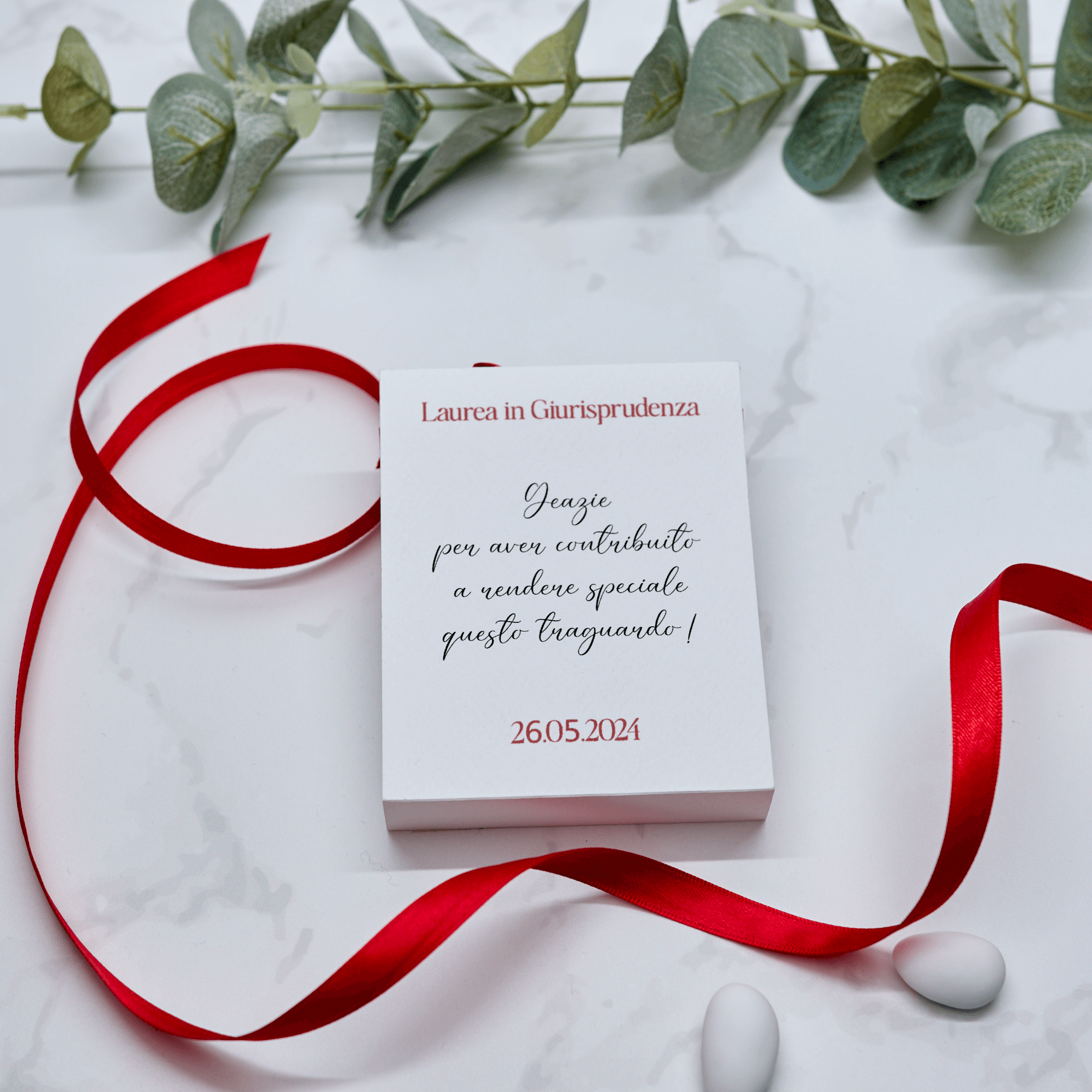 Scatola Apertura Laterale Tocco di Laurea con Pergamena - Eventi Fai da Te