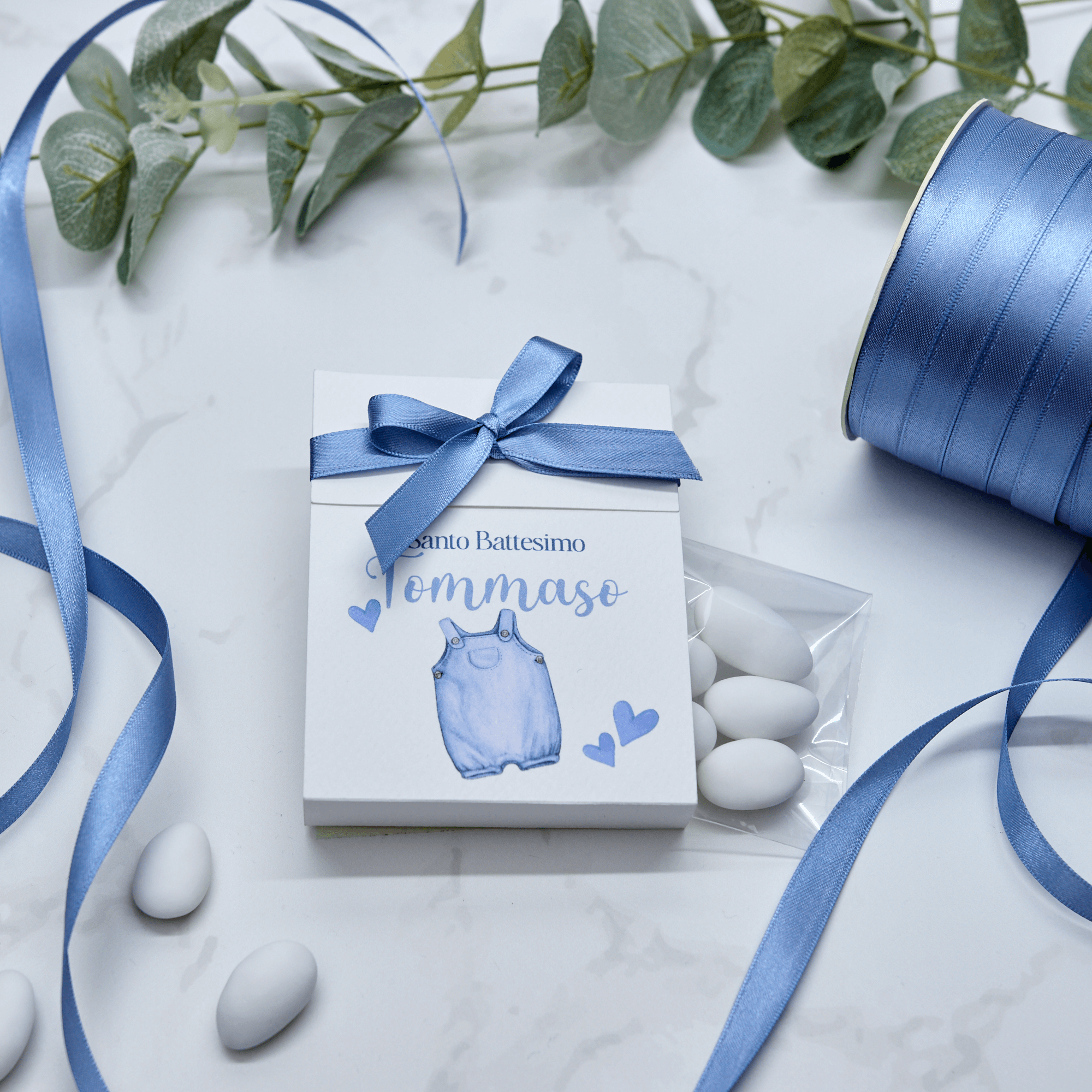 Scatola Apertura Laterale Maglia Azzurro - Eventi Fai da Te