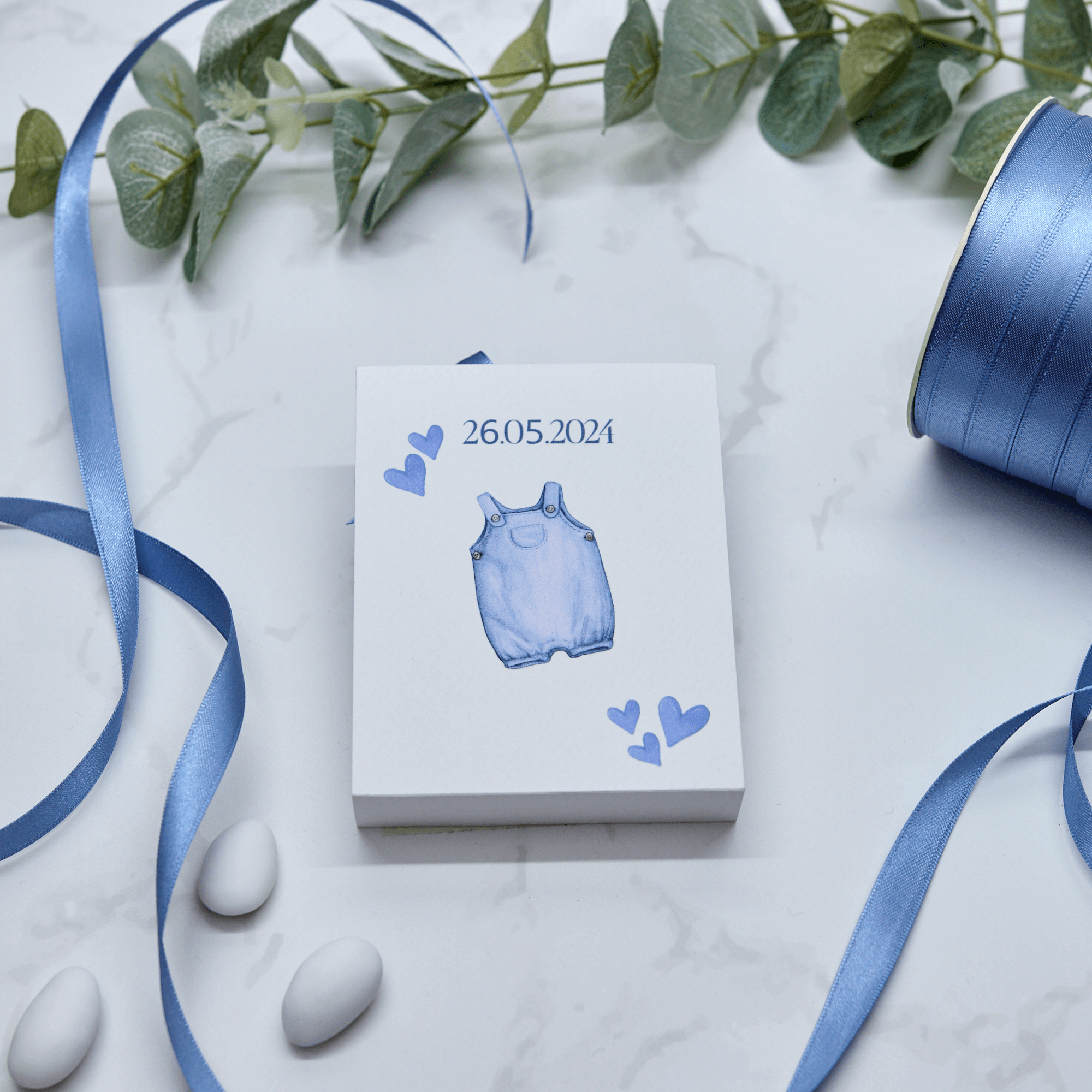 Scatola Apertura Laterale Maglia Azzurro - Eventi Fai da Te