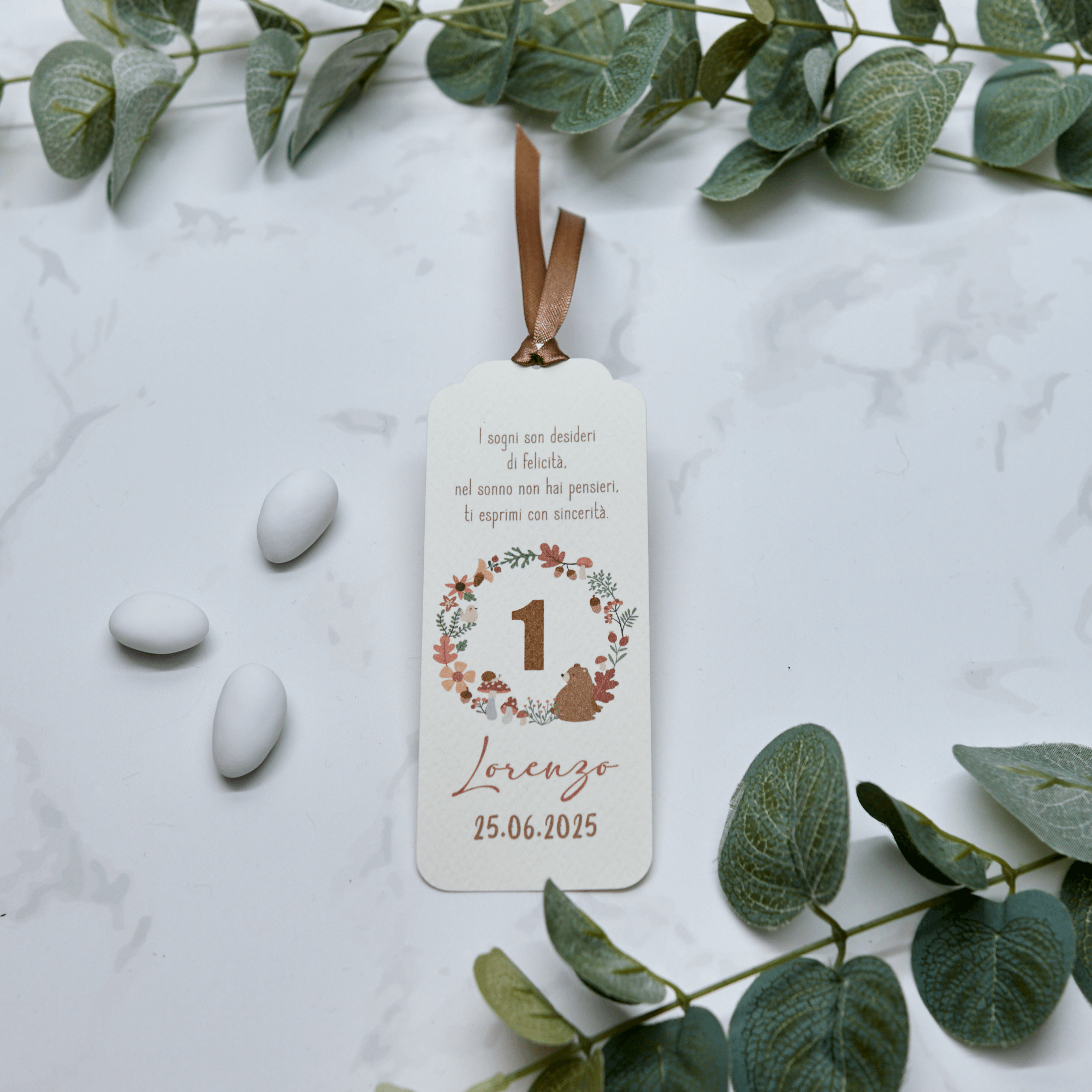 Segnaposto Compleanno Foglie - Eventi Fai da Te