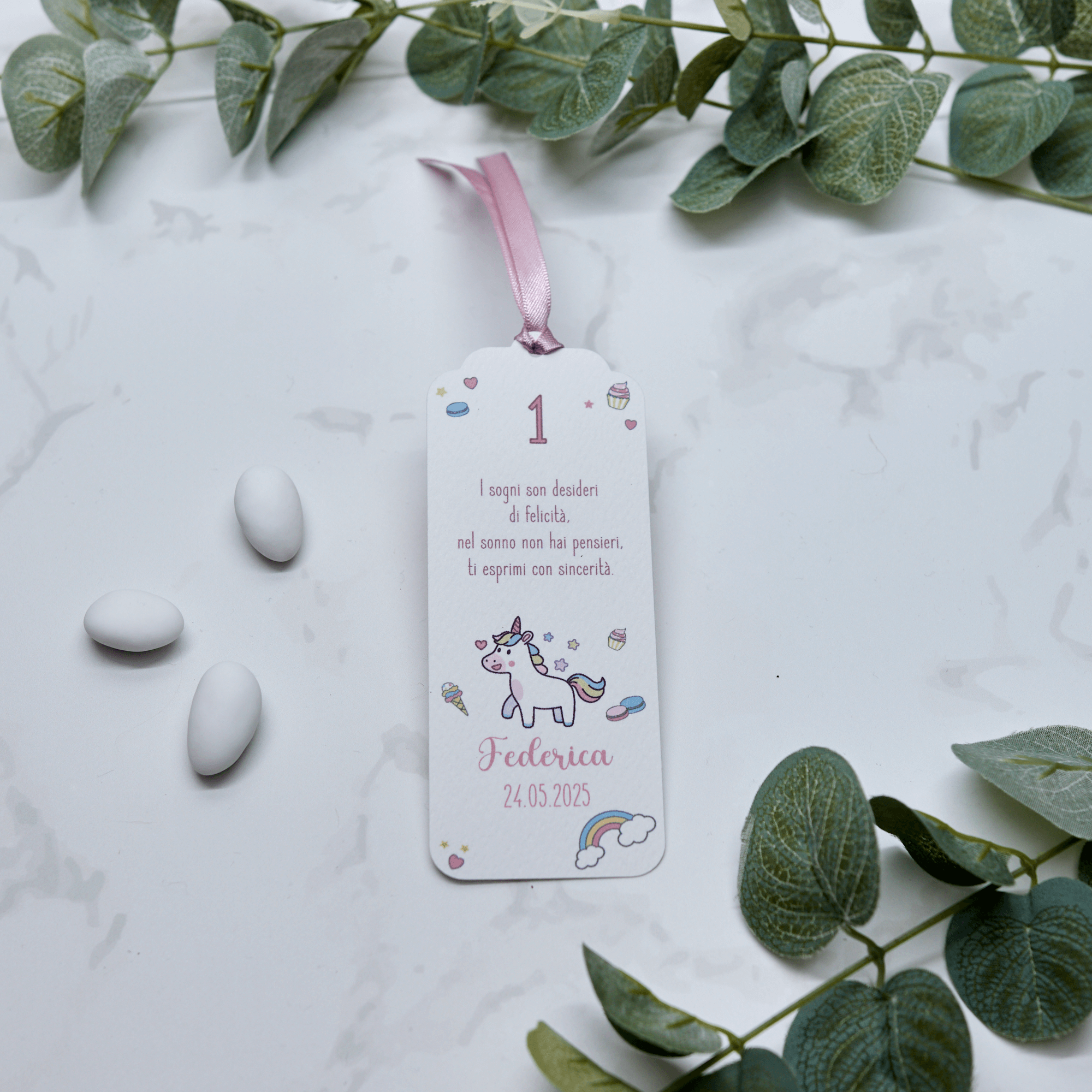 Segnaposto Unicorno - Eventi Fai da Te