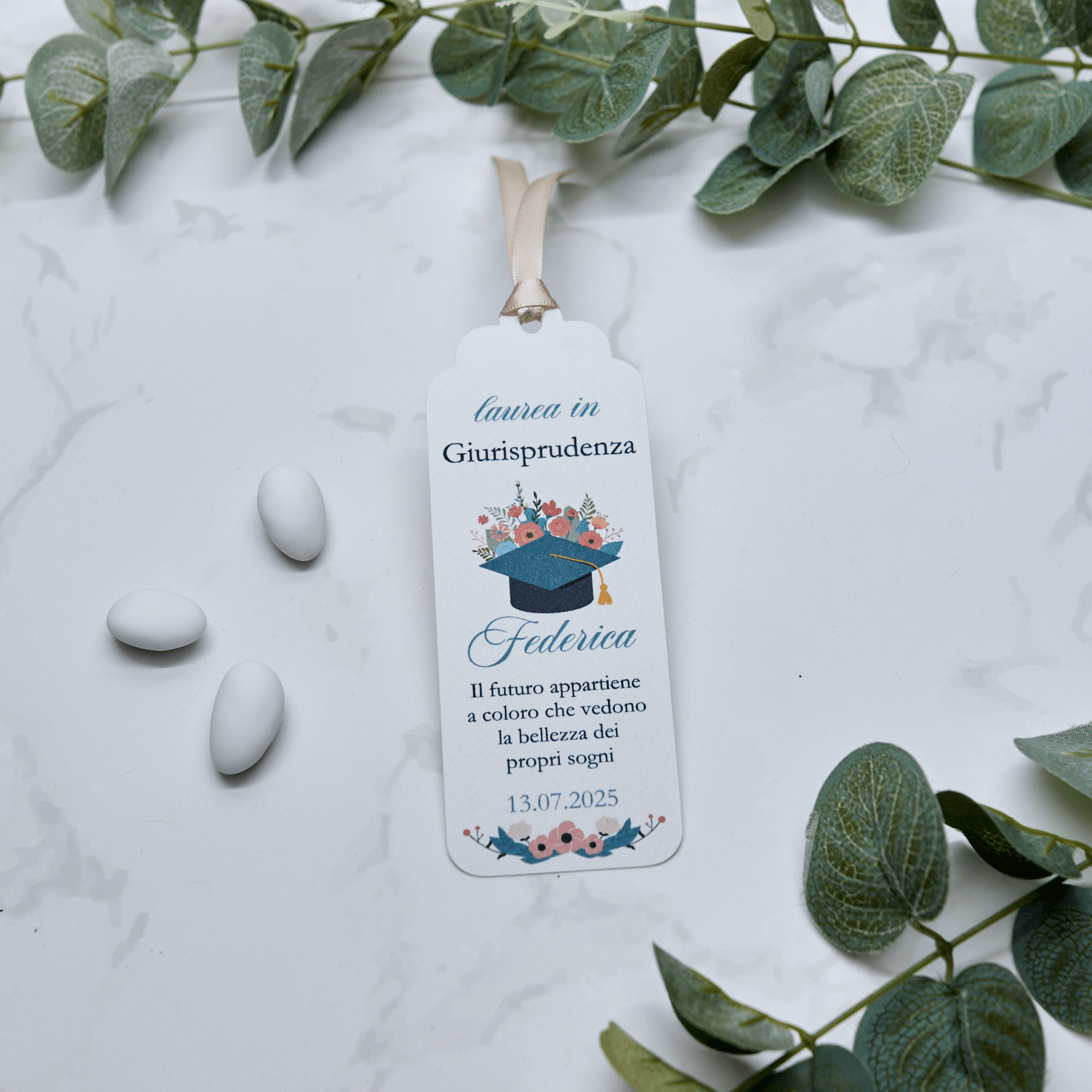 Segnaposto Laurea Flowers - Eventi Fai da Te