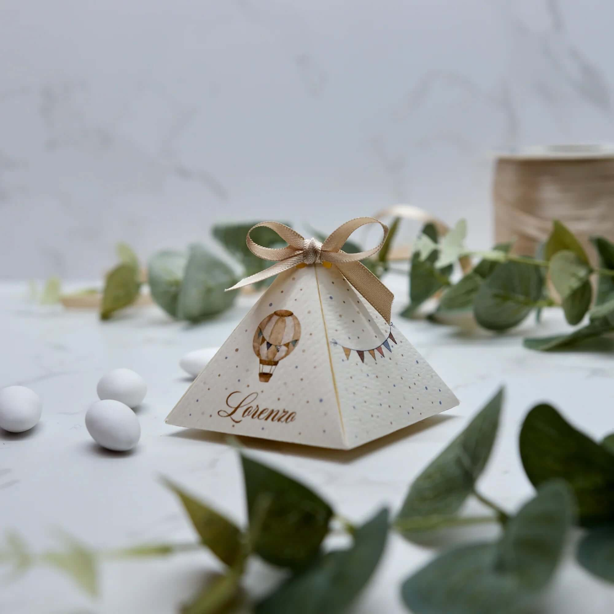 Scatola Piramidale Mongolfiera - Eventi Fai da Te