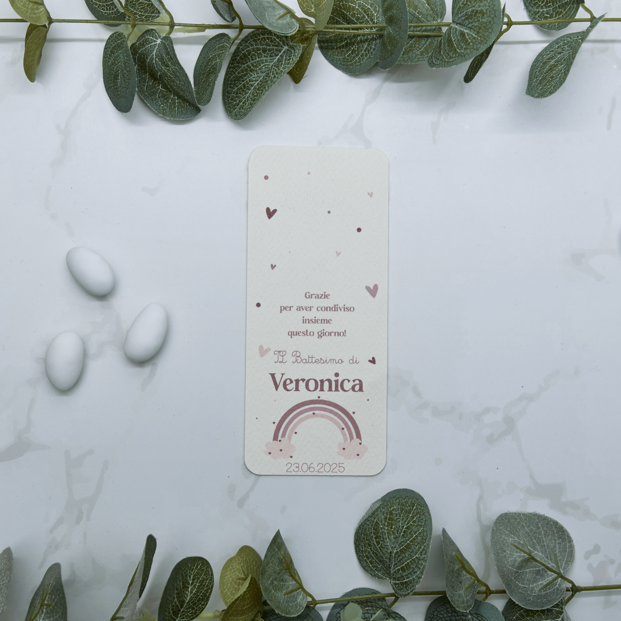 Segnaposto Arcobaleno e Calamita Mongolfiera Rosa - Eventi Fai da Te