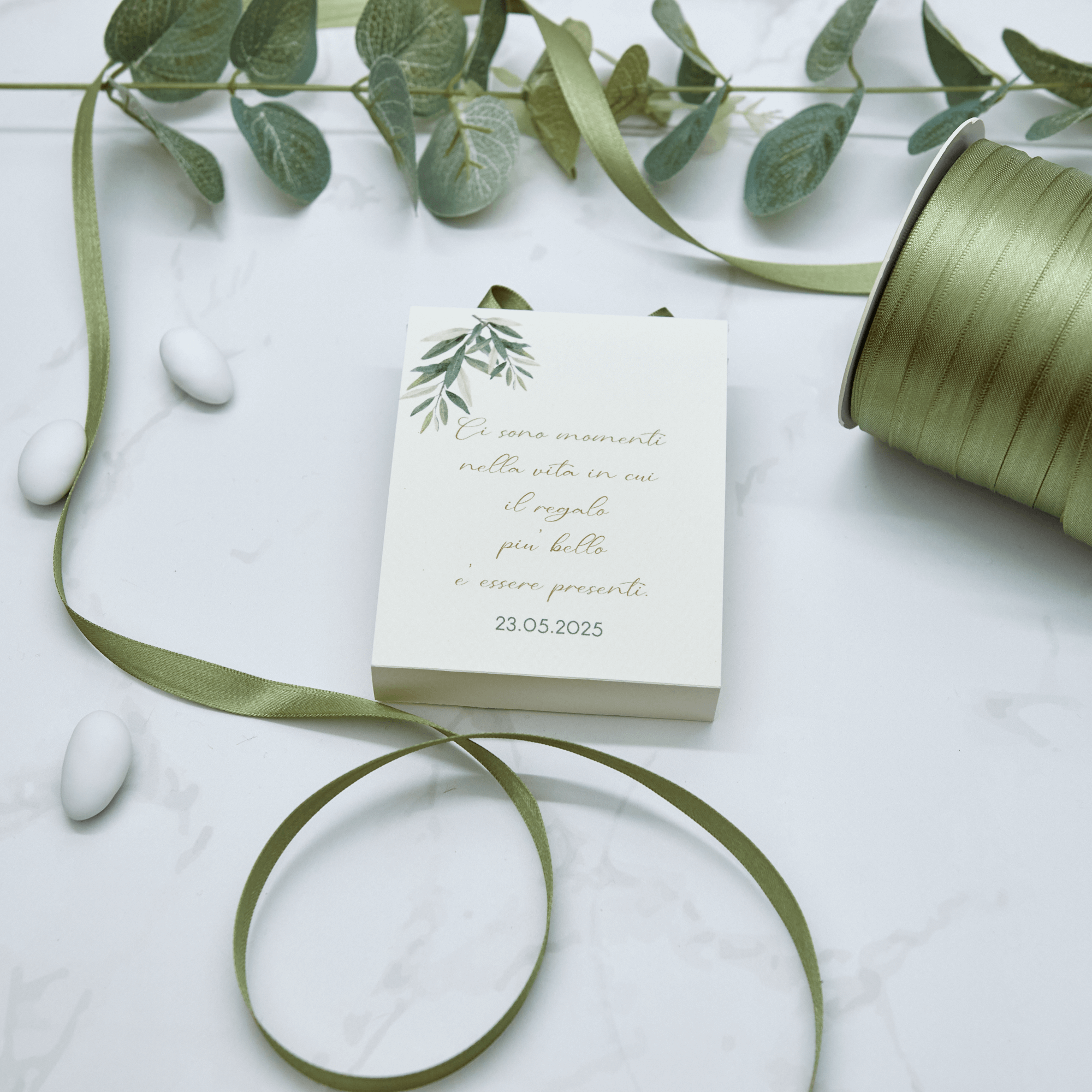 Scatola Apertura Laterale Ramo d'Ulivo - Eventi Fai da Te