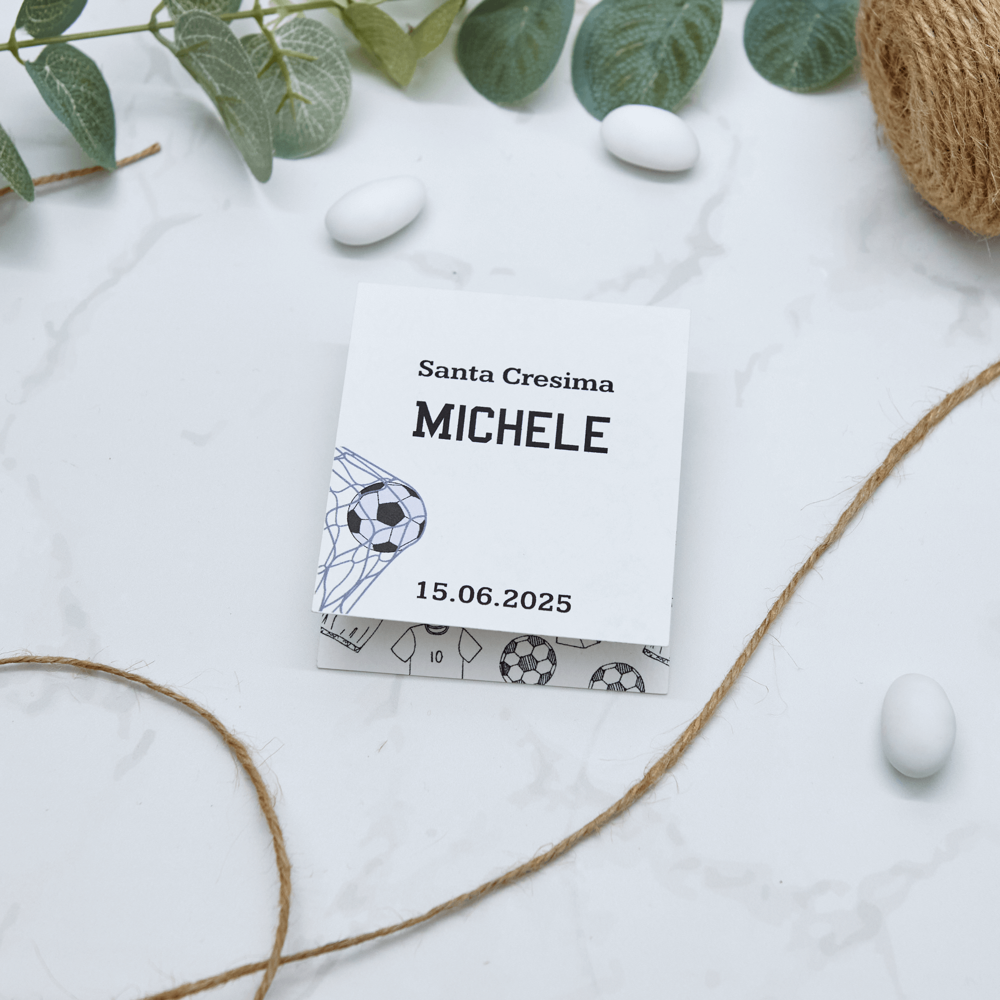 Astuccio PortaConfetti Calcio - Eventi Fai da Te