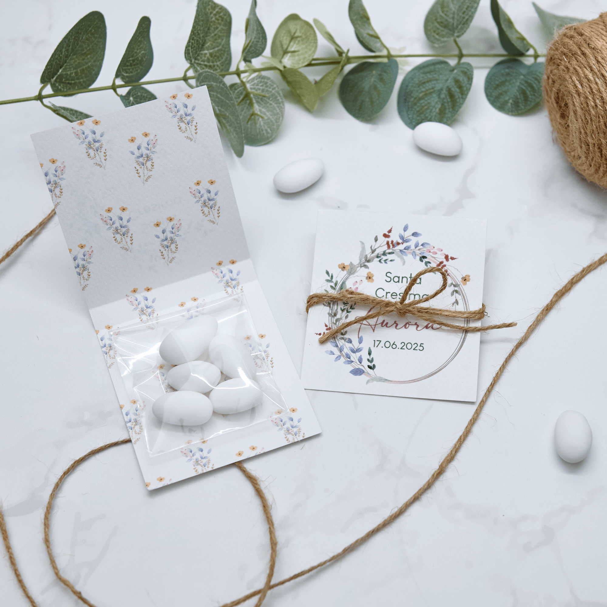 Astuccio PortaConfetti Flowers Circle - Eventi Fai da Te