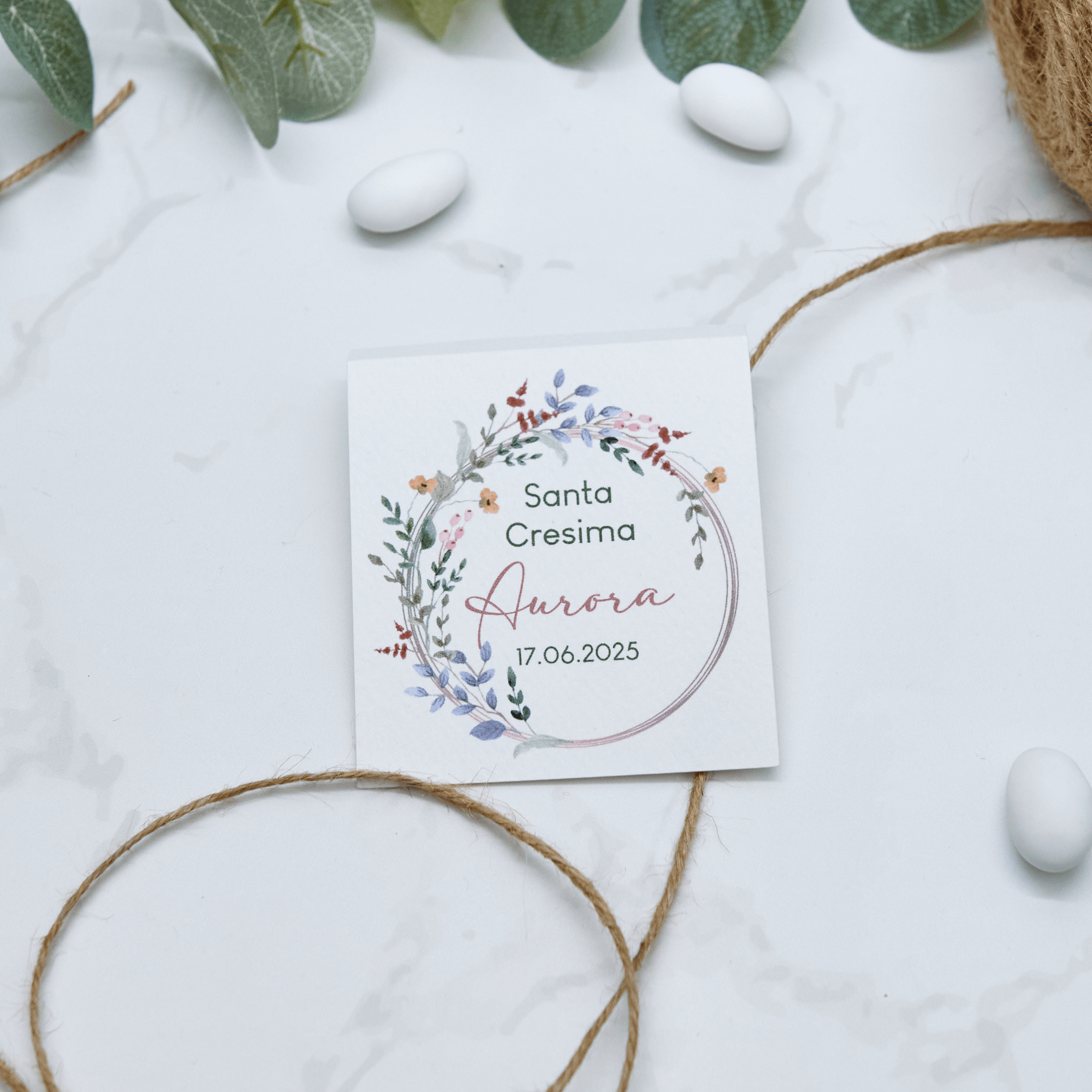 Astuccio PortaConfetti Flowers Circle - Eventi Fai da Te