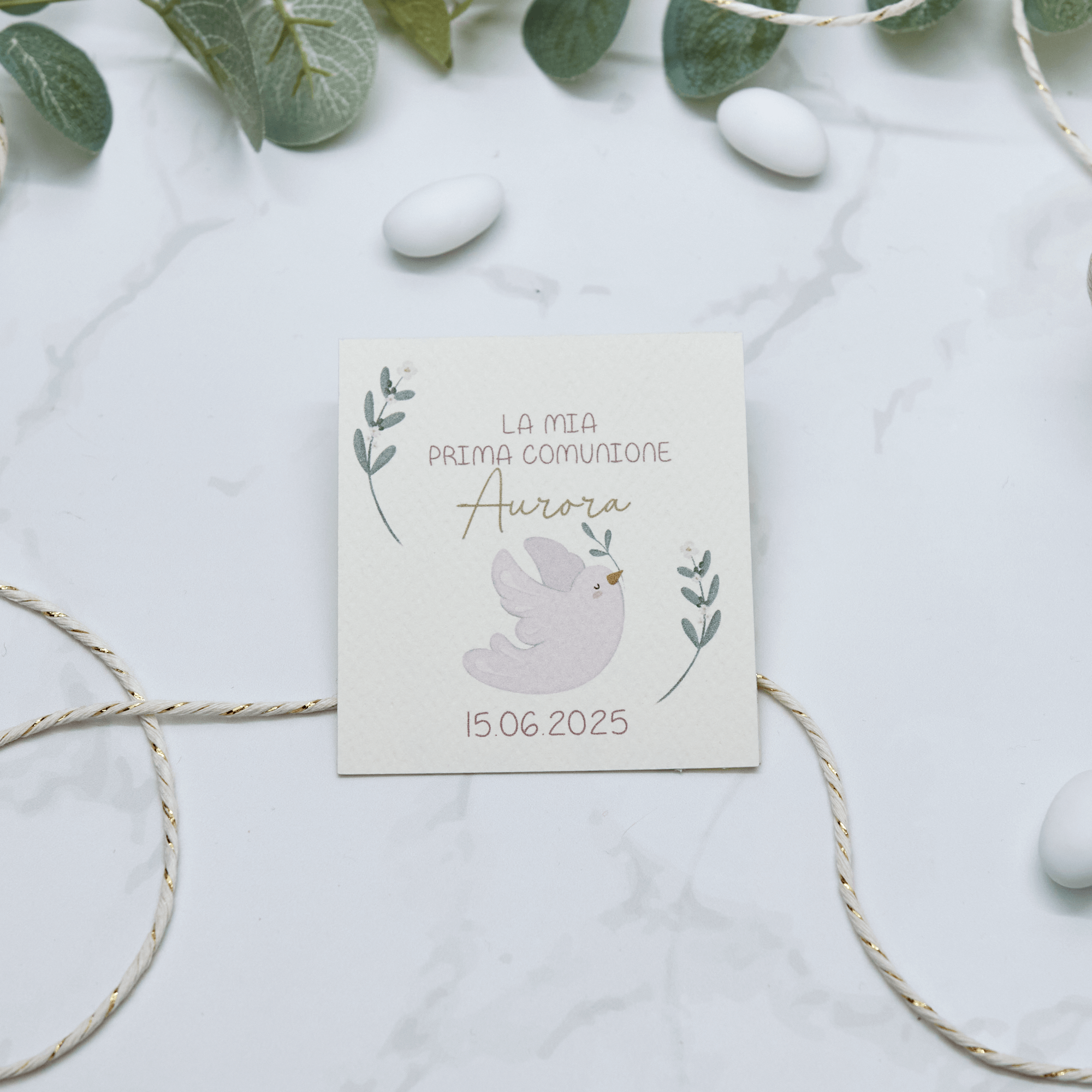 Astuccio Portaconfetti Colomba - Eventi Fai da Te