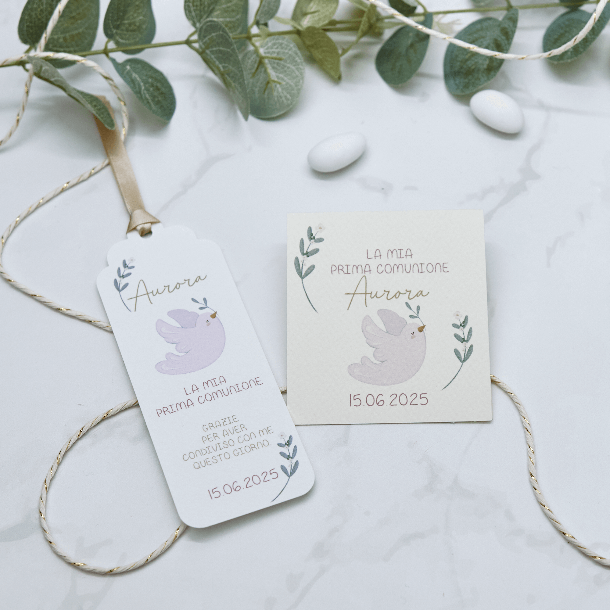 Segnaposto Colomba - Eventi Fai da Te