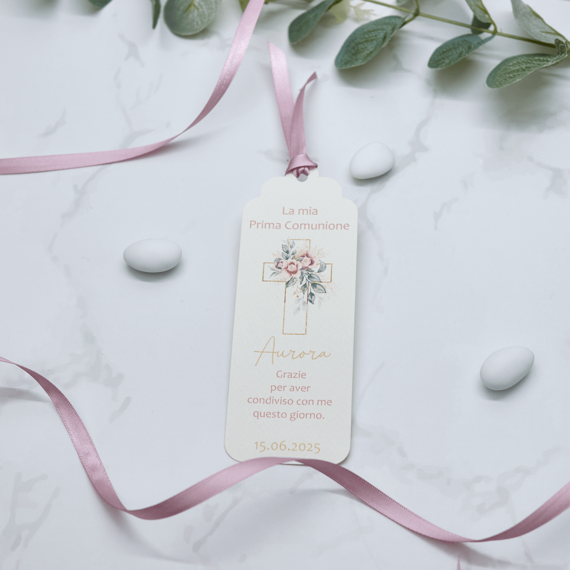 Segnaposto Croce Rosa - Eventi Fai da Te