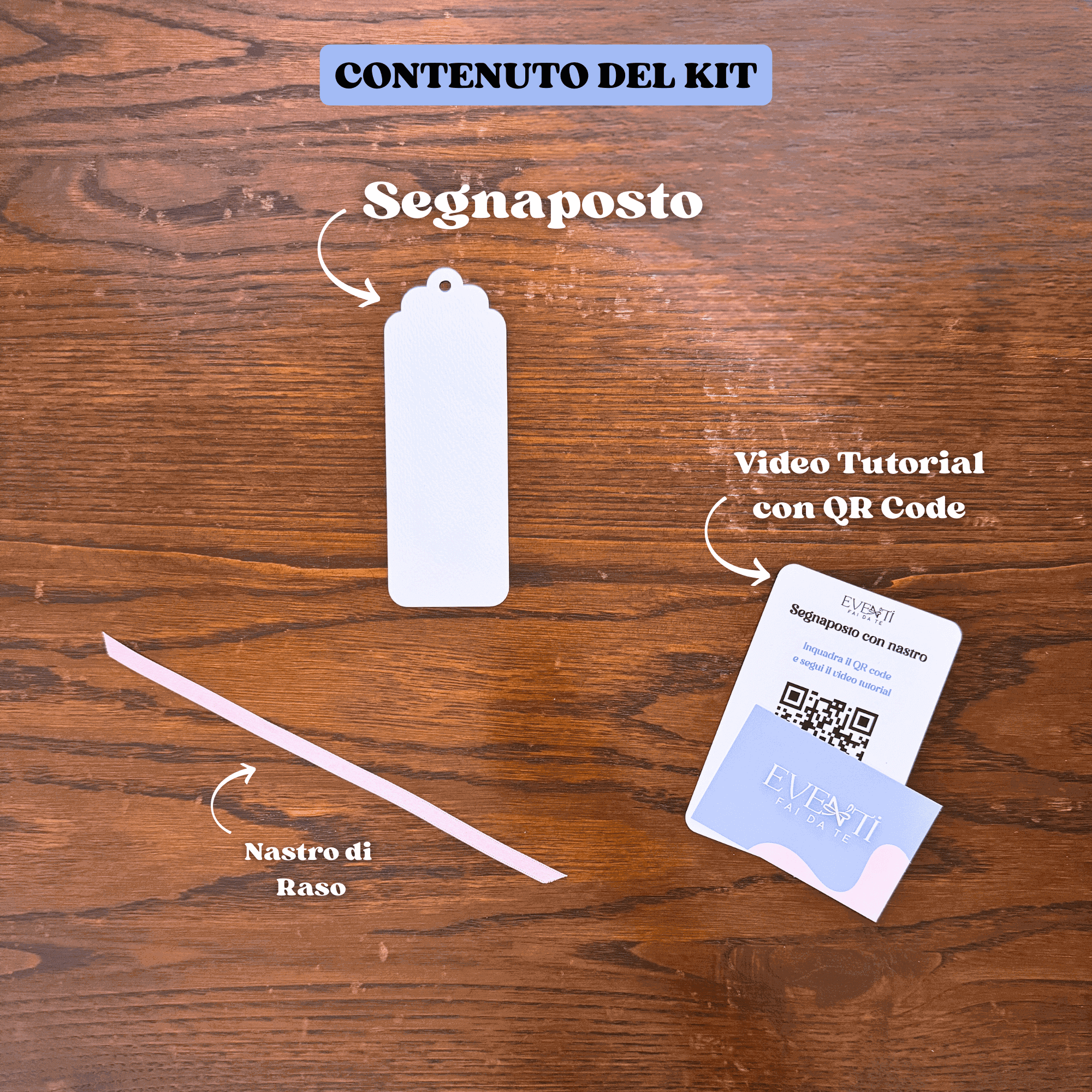 Contenuto Kit segnaposto fai da te