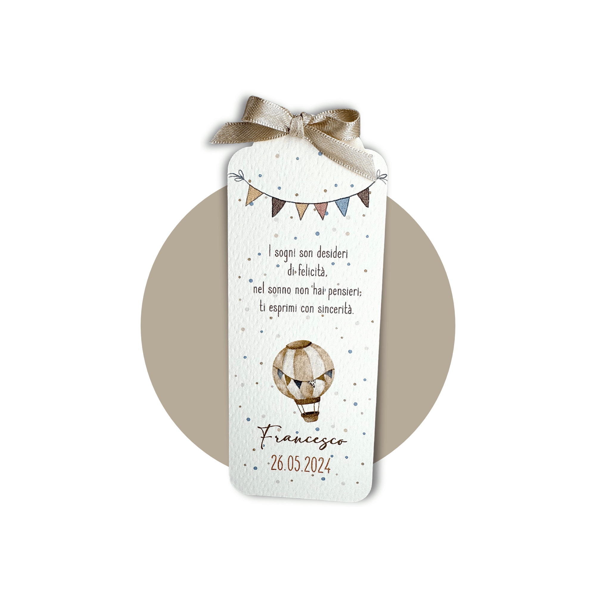 Segnaposto Mongolfiera - Eventi Fai da Te