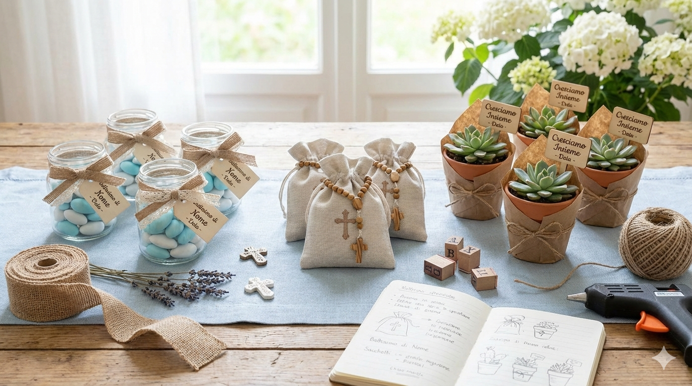 Bomboniere Battesimo Fai Da Te: Eleganza Senza Stress
