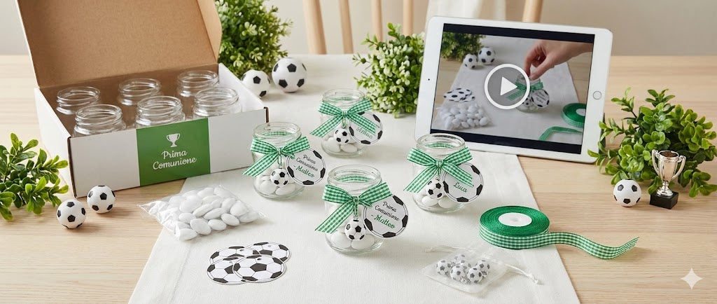 Segnaposto Comunione Calcio: Soluzioni Pronte e Personalizzabili