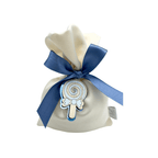 Sacchetto Raso con Lollipop Azzurro - Eventi Fai da Te