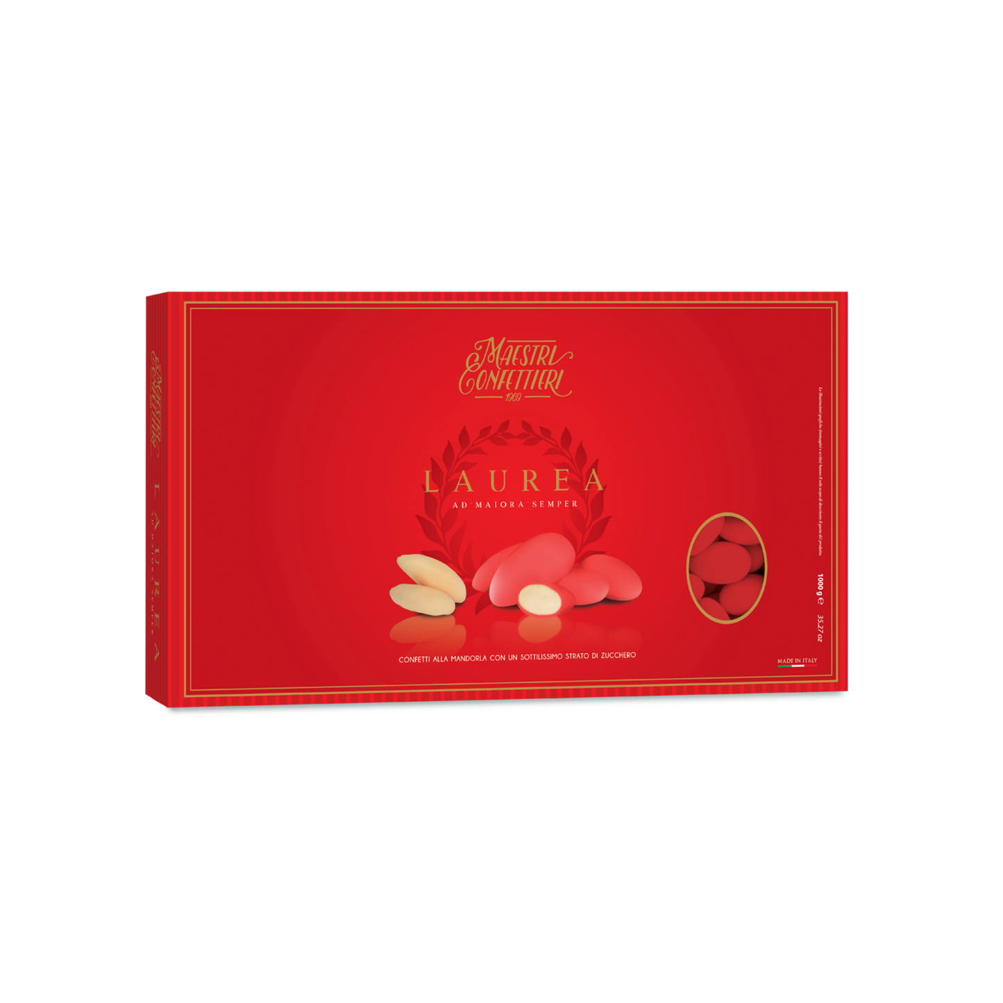 Confetti alla Mandorla Rossi - 1 kg.