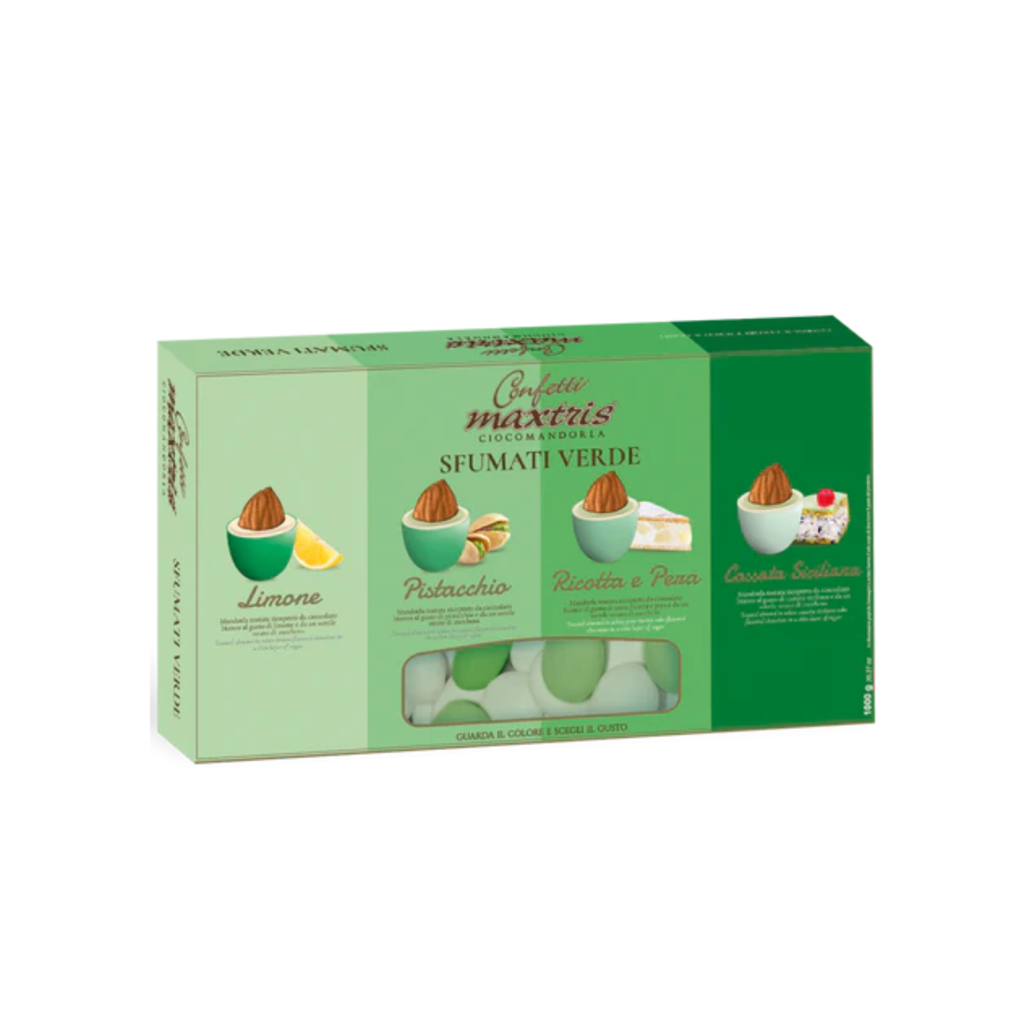 Confetti Sfumati Verde cf. 1 kg - Eventi Fai da Te
