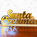 Scritta Doubleplex Cresima Oro - Eventi Fai da Te