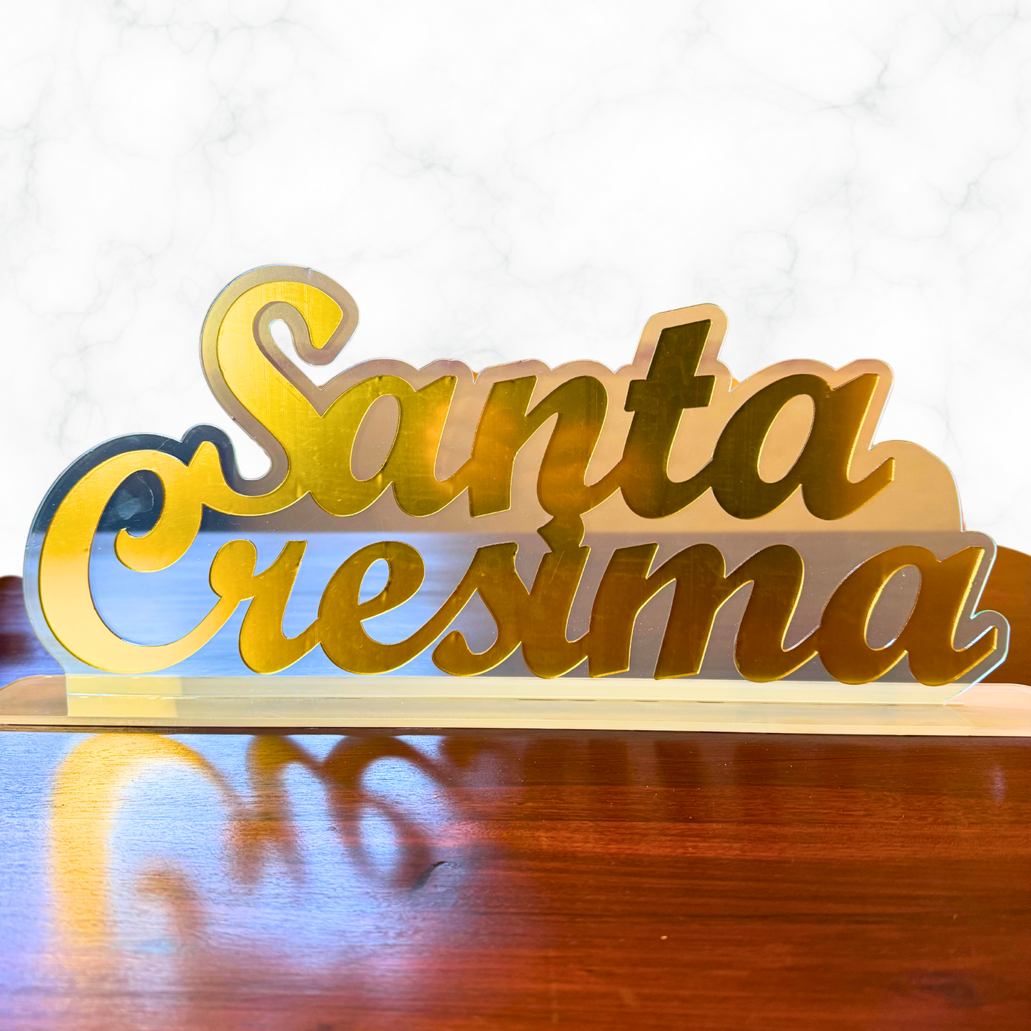 Scritta Doubleplex Cresima Oro