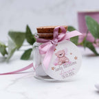 Barattolini Vetro - Orsetto Rosa - Eventi Fai da Te