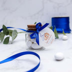 Barattolini Vetro - Leone Dormiente Azzurro - Eventi Fai da Te