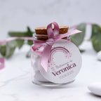 Barattolini Vetro - Arcobaleno Rosa - Eventi Fai da Te