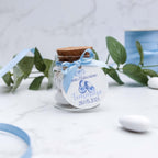 Barattolini Vetro - Scarpette Azzurro - Eventi Fai da Te