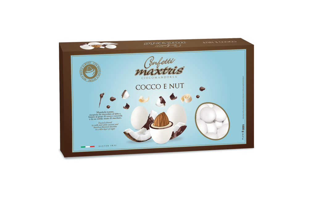 Confetti Cocco e Nut cf. 1 kg - Eventi Fai da Te