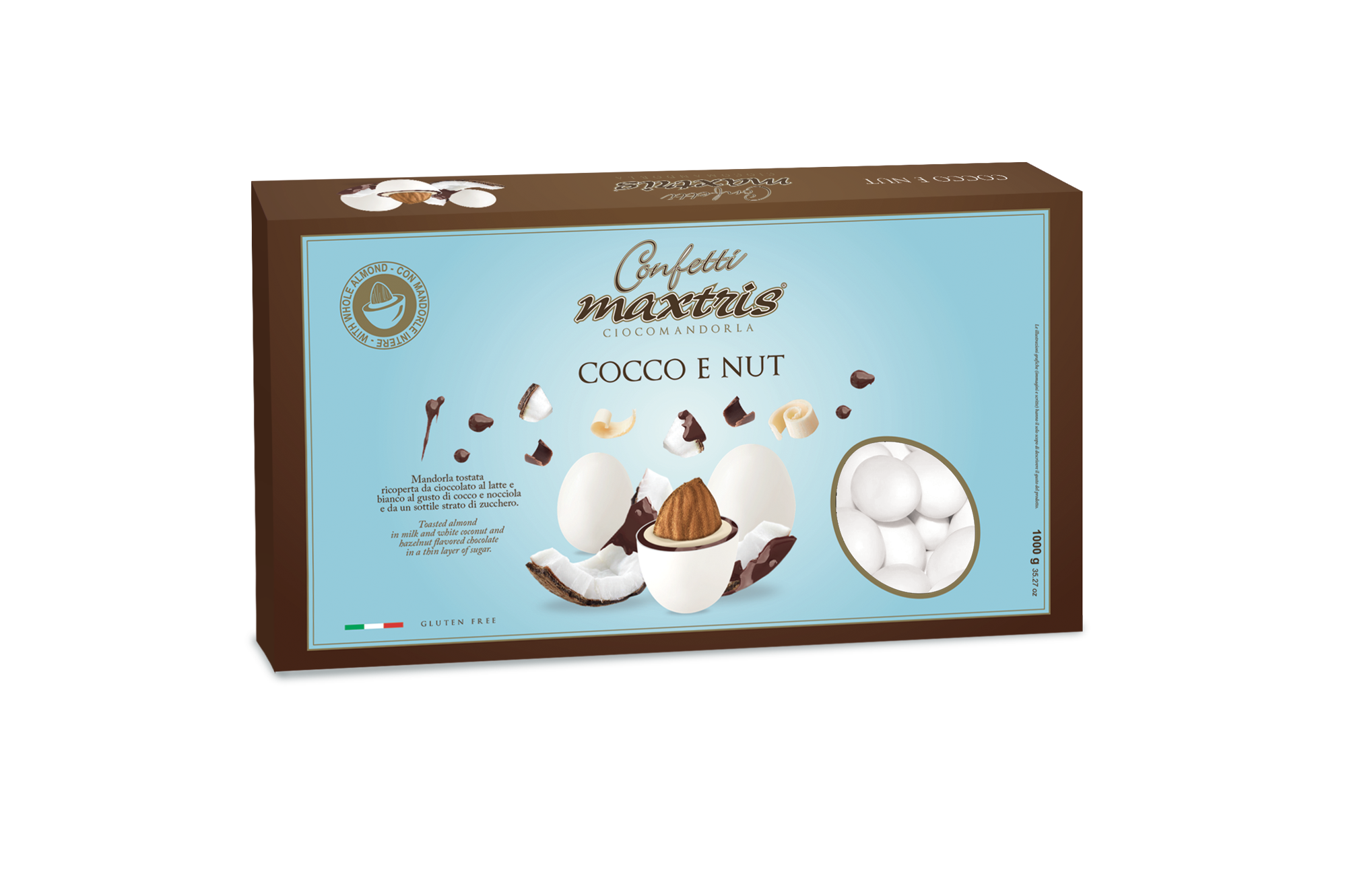 Confetti Cocco e Nut cf. 1 kg - Eventi Fai da Te