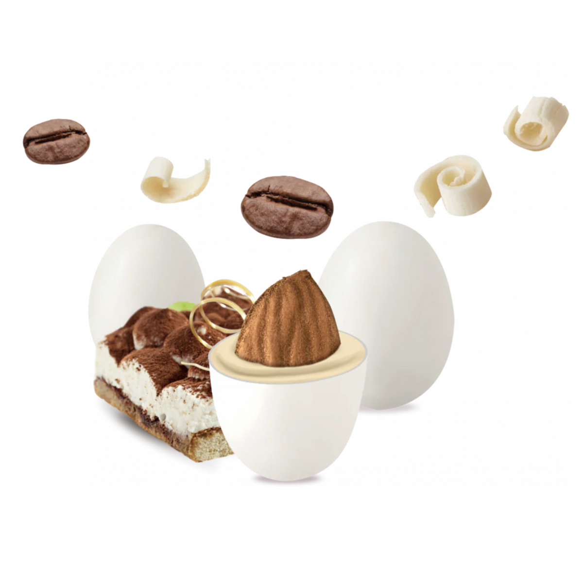 Confetti Ciocomandorla Tiramisù cf. 1 kg - Eventi Fai da Te