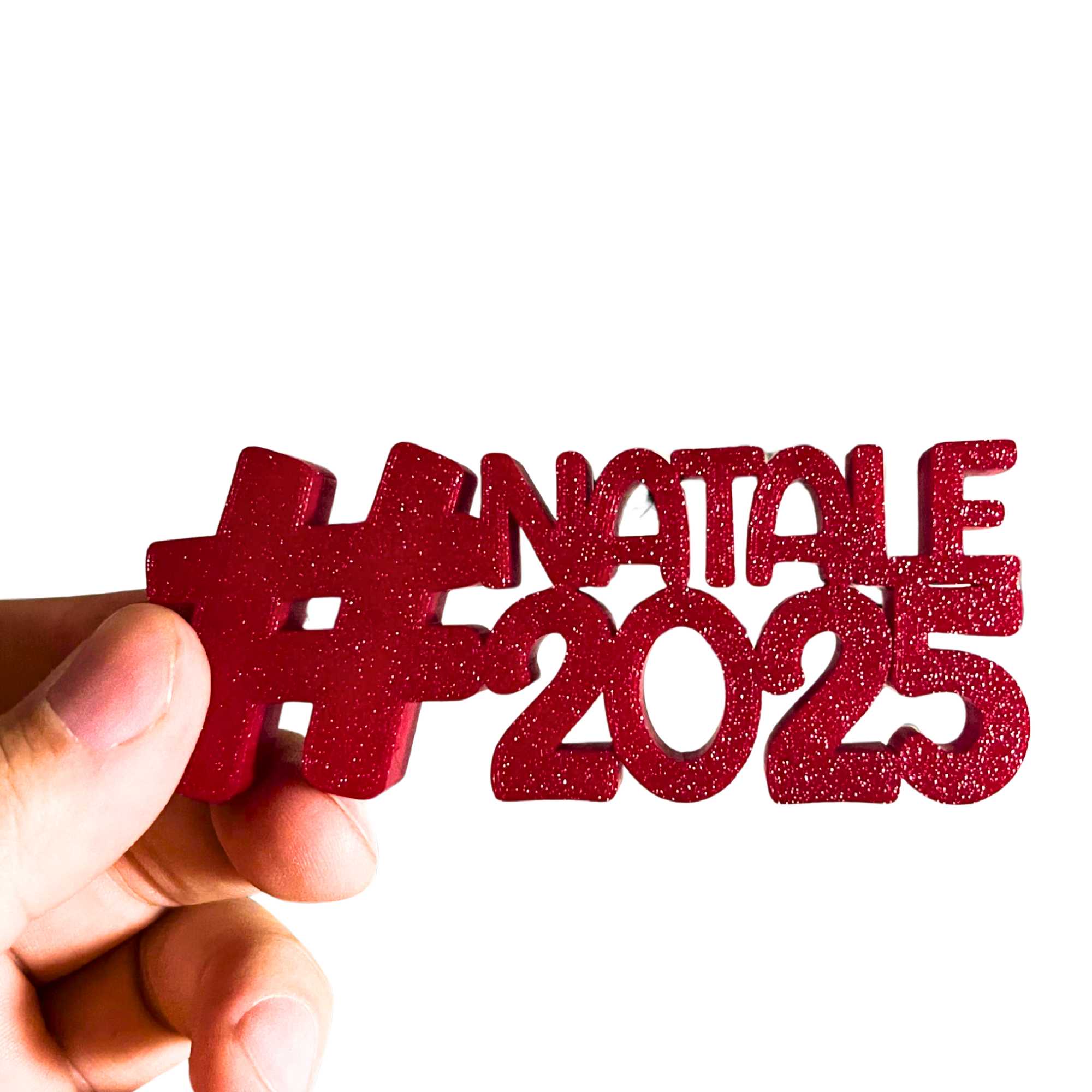 Scritta 3D Tavola #Natale2025