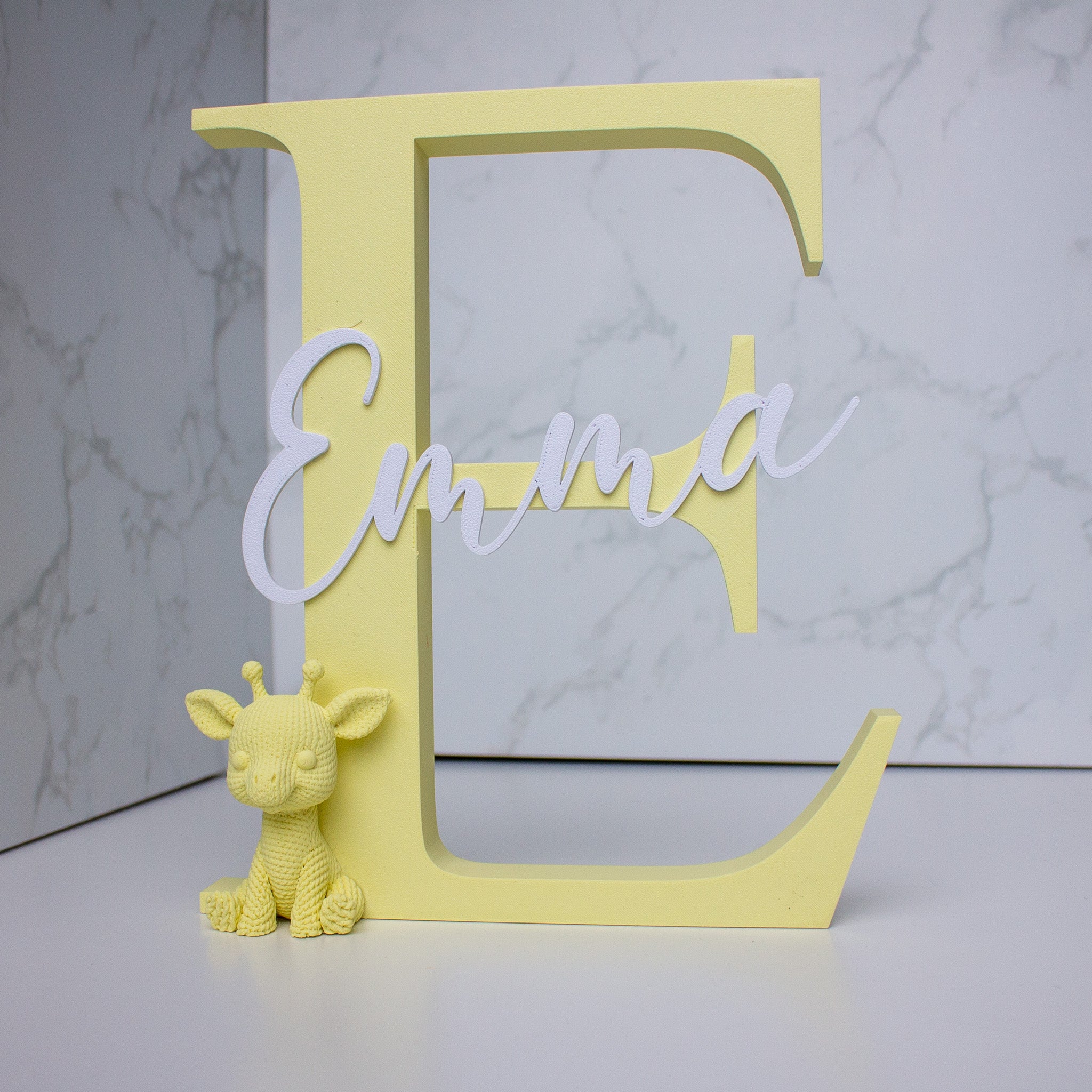 Lettera con Giraffa - h 22 cm.