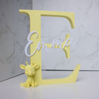 Lettera con Giraffa - h 22 cm.